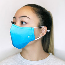 Load image into Gallery viewer, "Pop" Blue Punch Face Mask