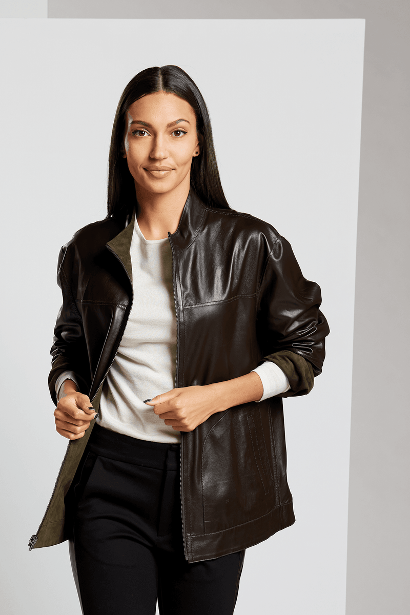 Switch Reversible Suede Jacket – Luly Yang
