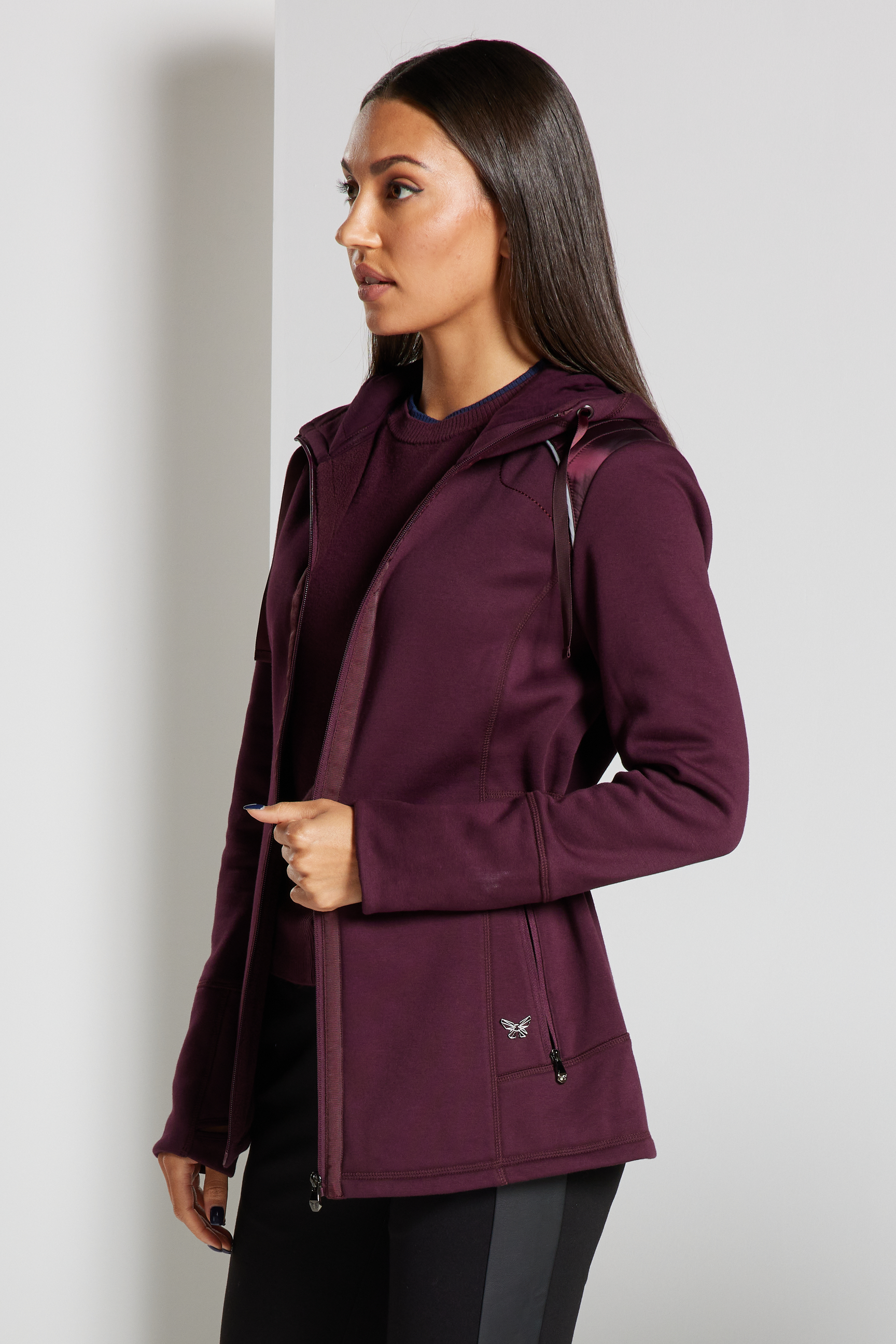 At Ease Hoodie - Bordeaux