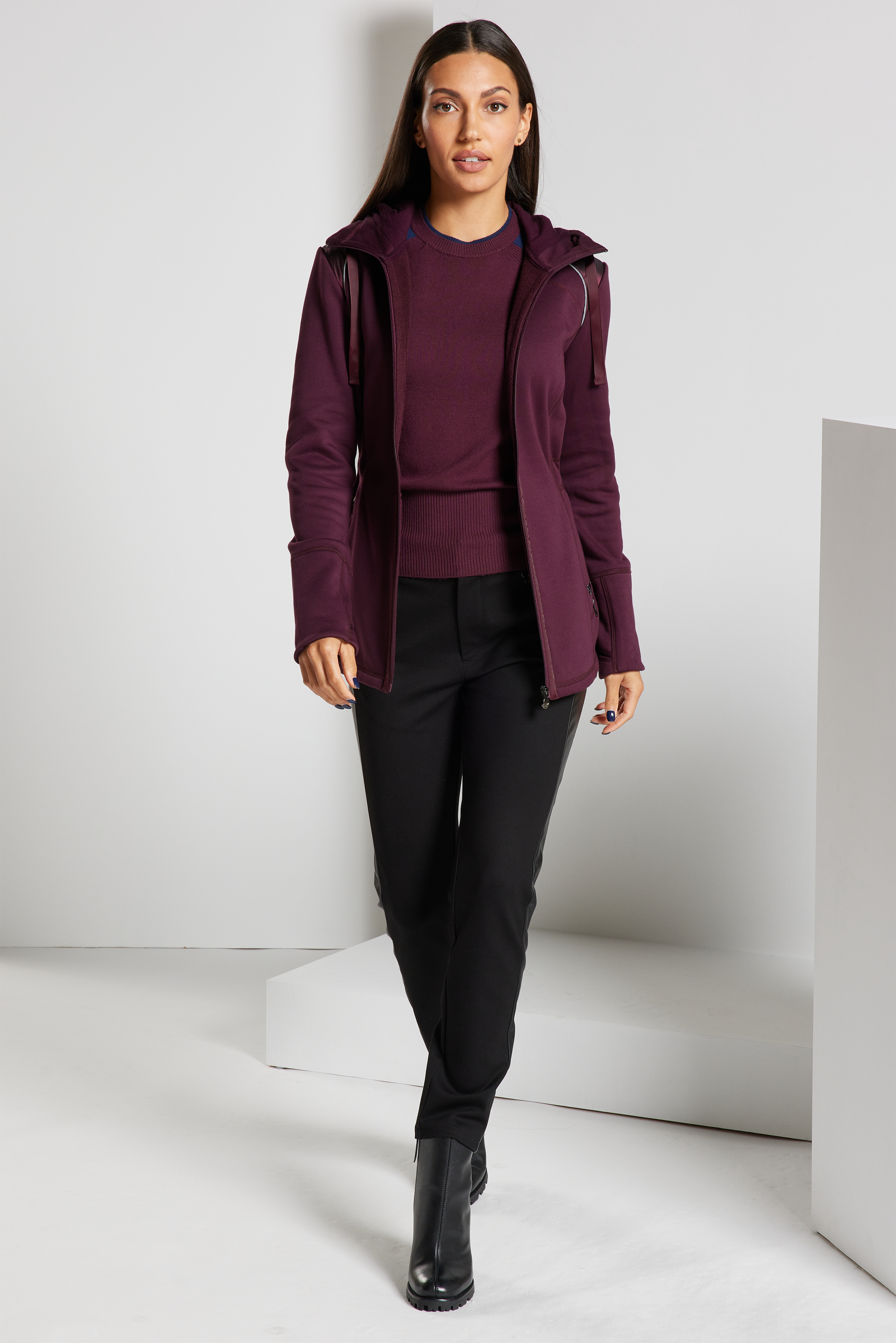 At Ease Hoodie - Bordeaux