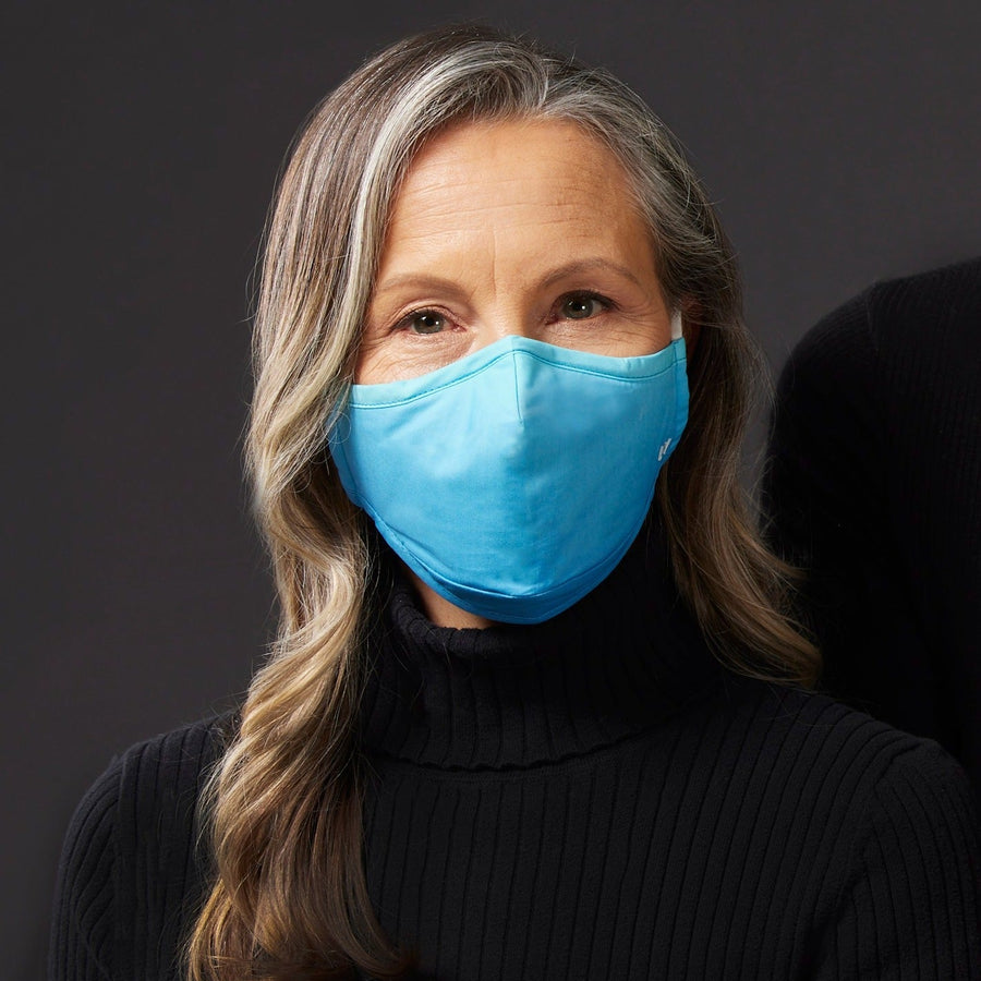 Blue Hawaiian Face Mask