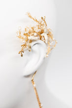 Load image into Gallery viewer, Dove and Pearl Branch Earcuff