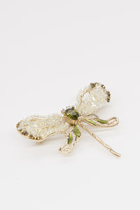 Olive Butterfly Brooch