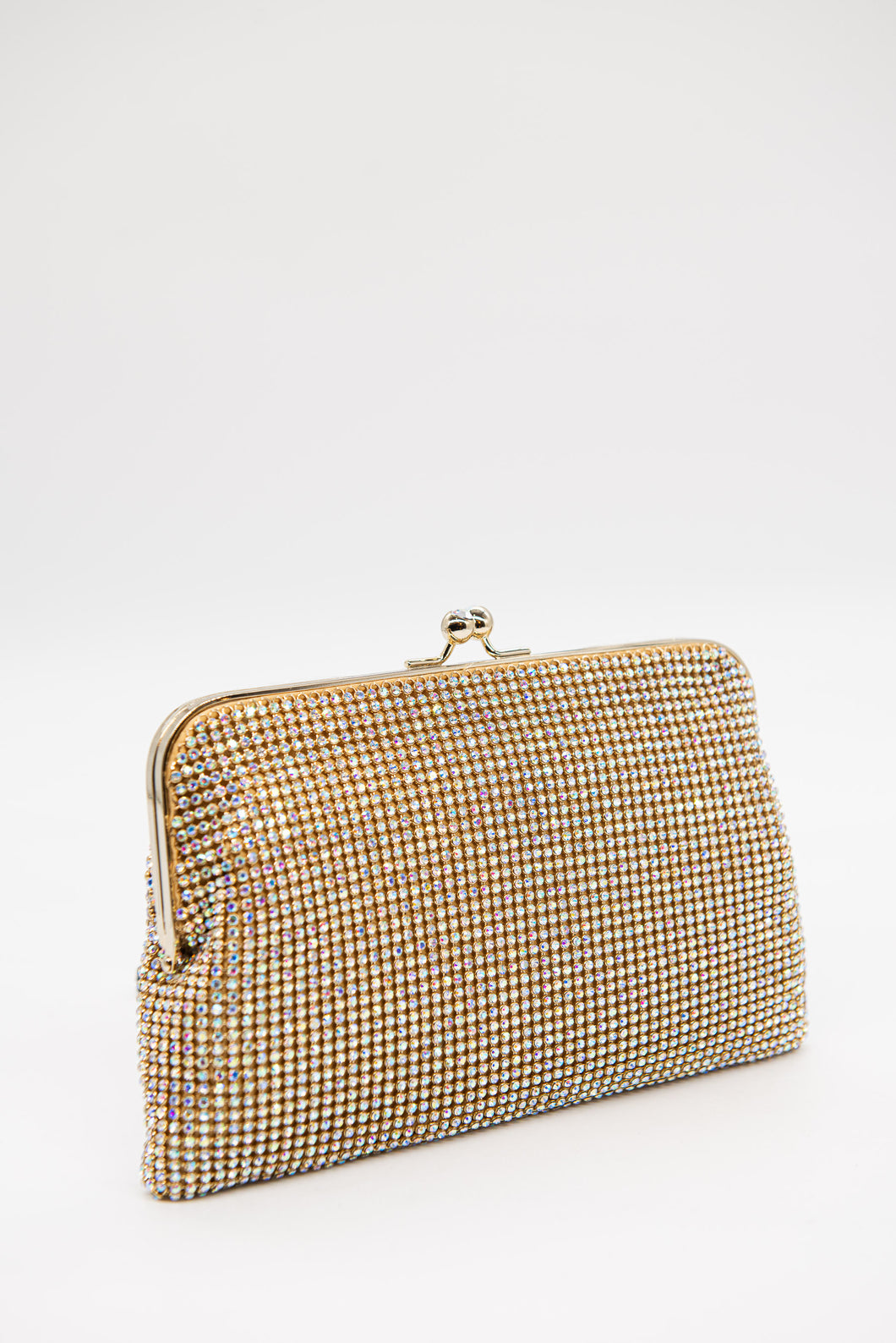 Crystal Mesh Clutch - Aurora