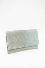 Load image into Gallery viewer, Crystal Envelope Clutch - Air Blue