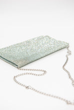 Load image into Gallery viewer, Crystal Envelope Clutch - Air Blue
