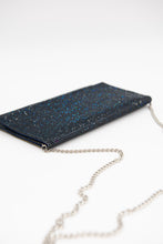 Load image into Gallery viewer, Crystal Envelope Clutch - Navy