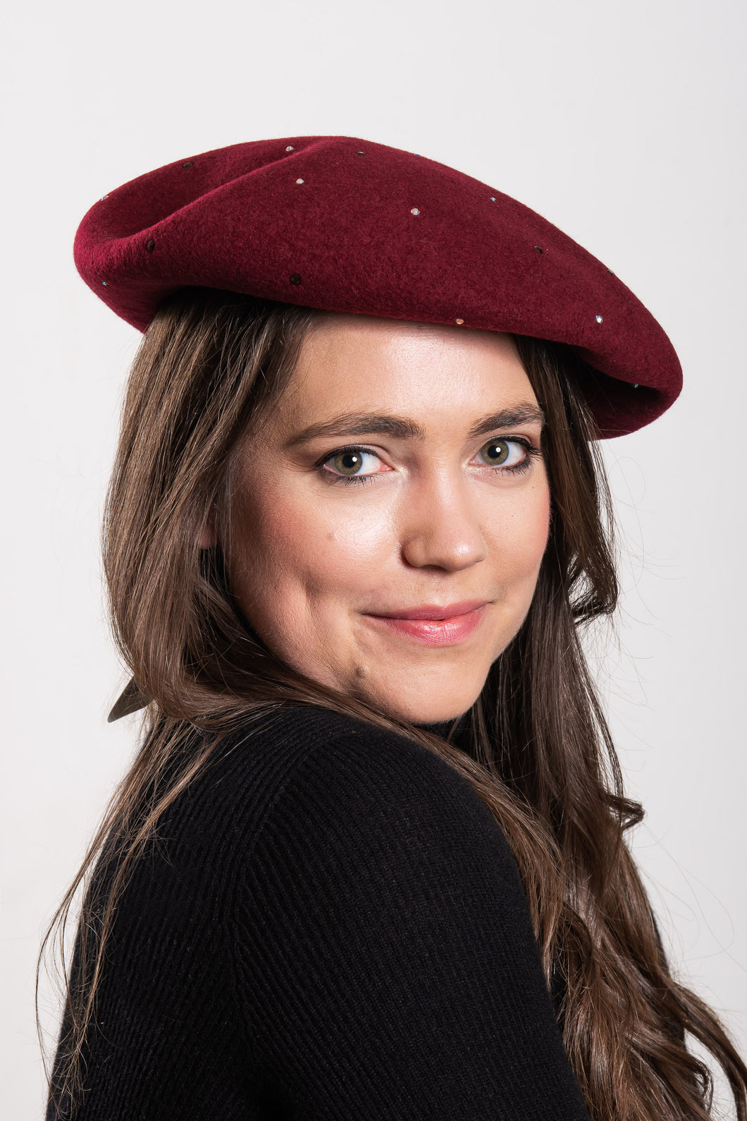 Raisin Wool Beret