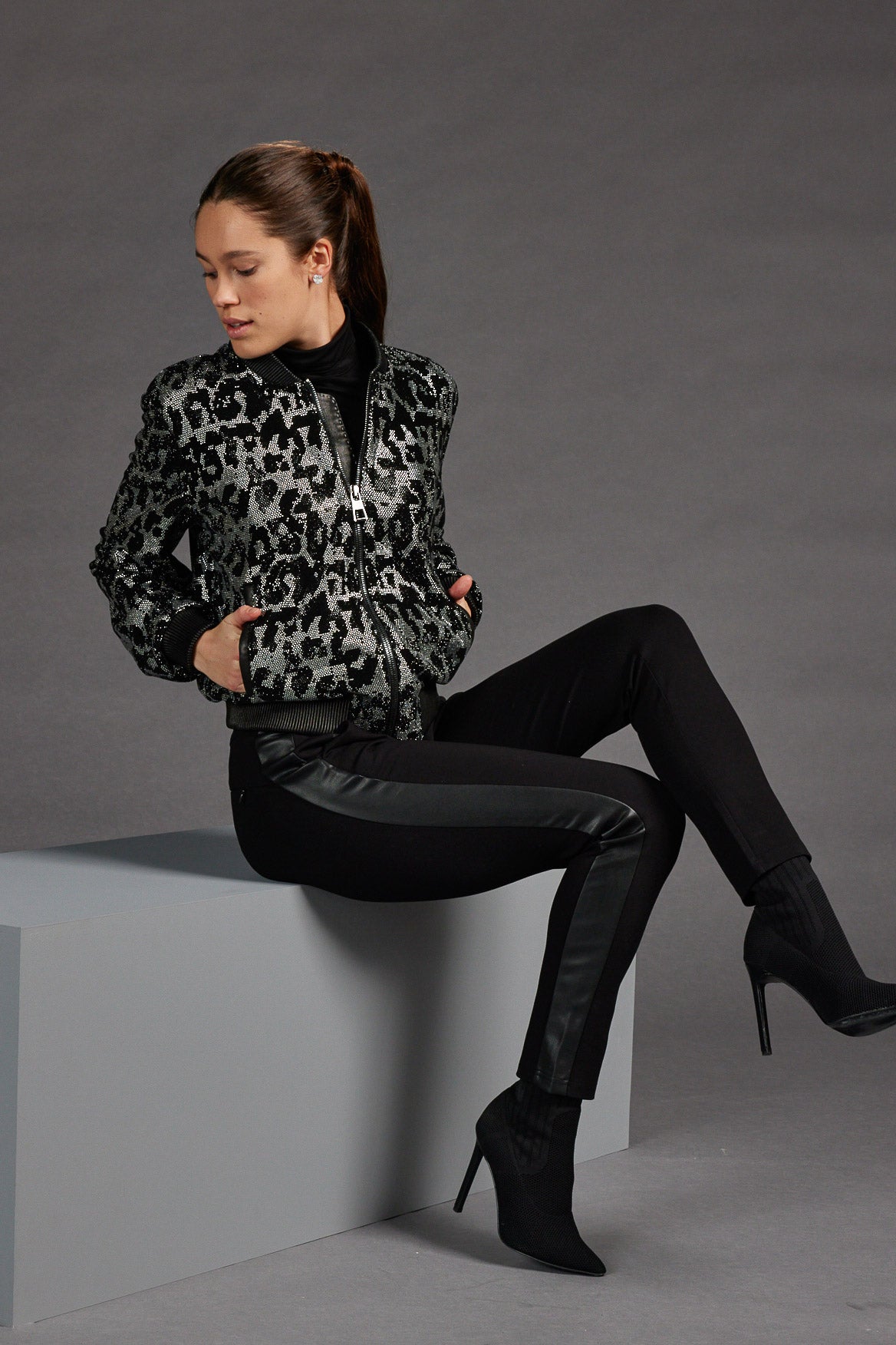 Women's Dazzling Crystal Jacket