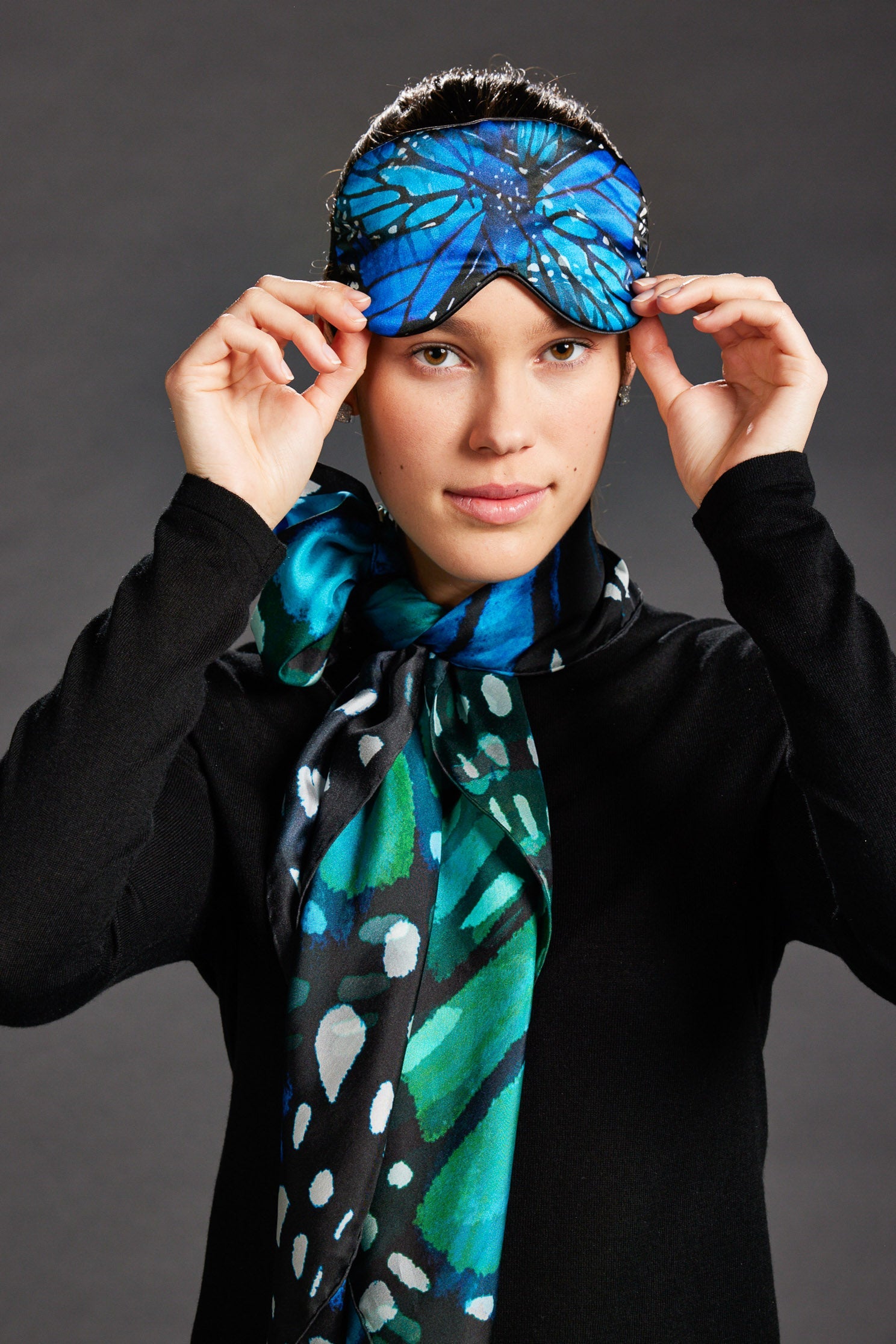 Monarch Eye Mask - Blue