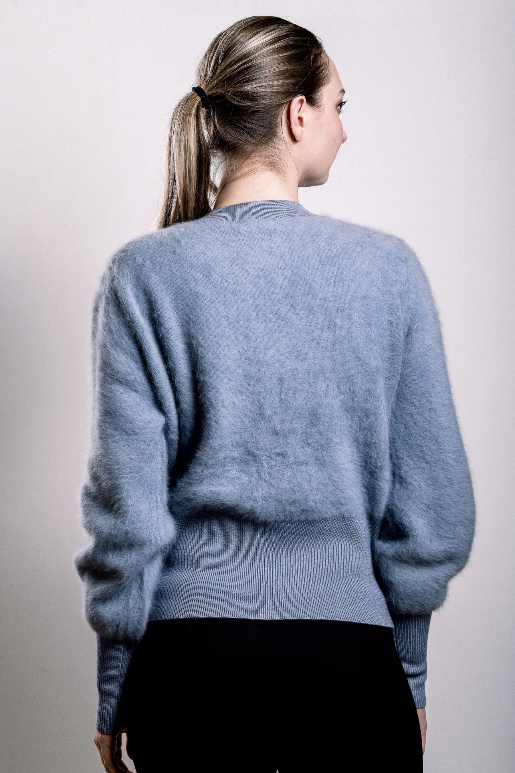 Cashmere & Fox Cardigan - Seattle Sky