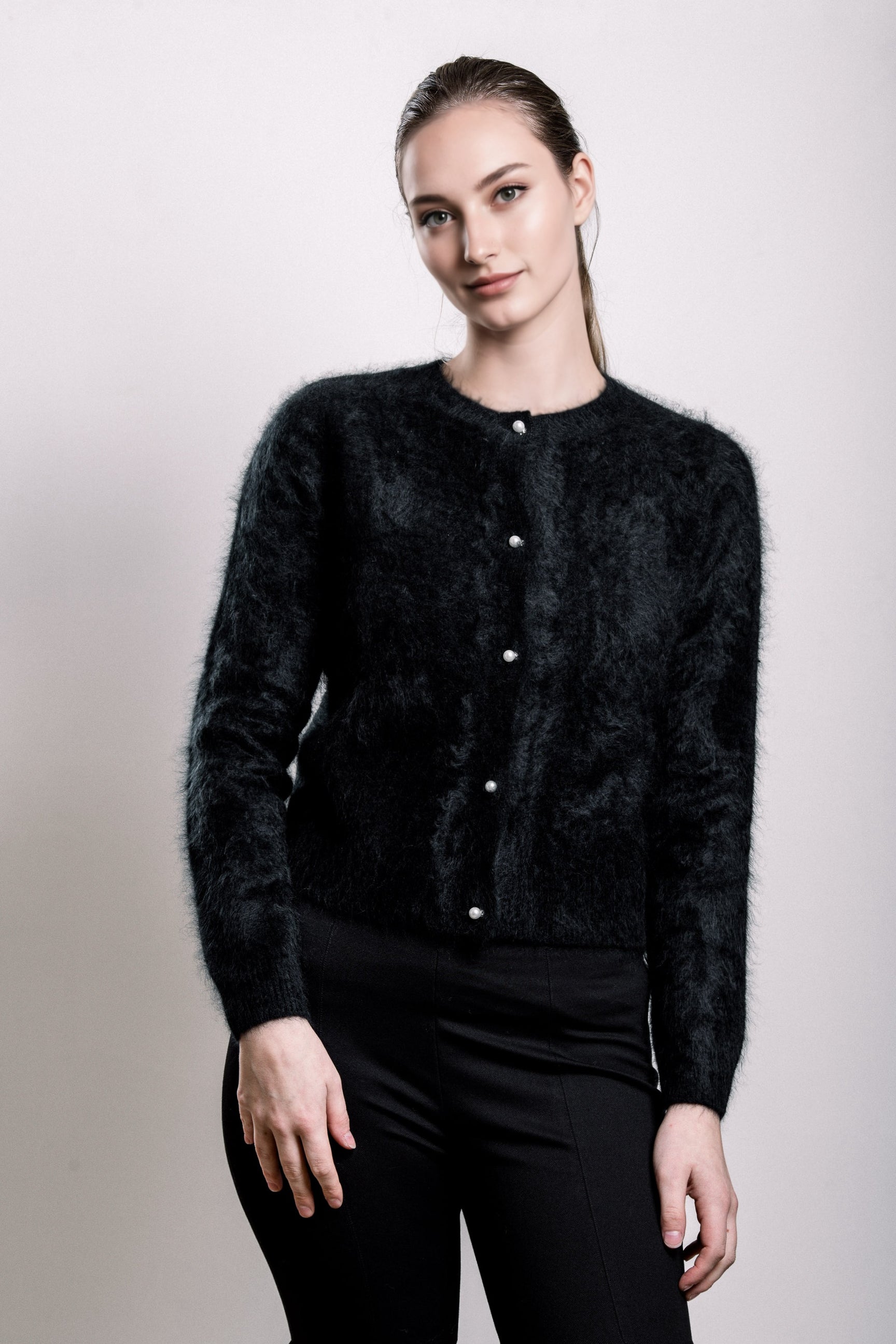 Cashmere and Pearls Cardigan