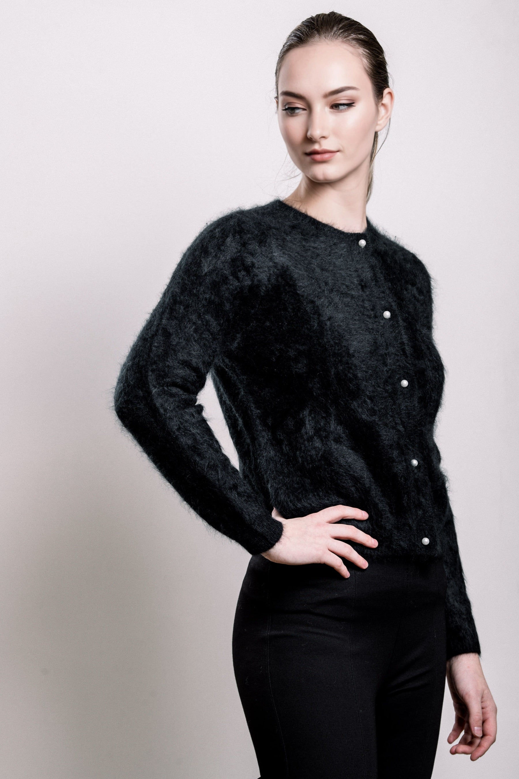 Cashmere and Pearls Cardigan