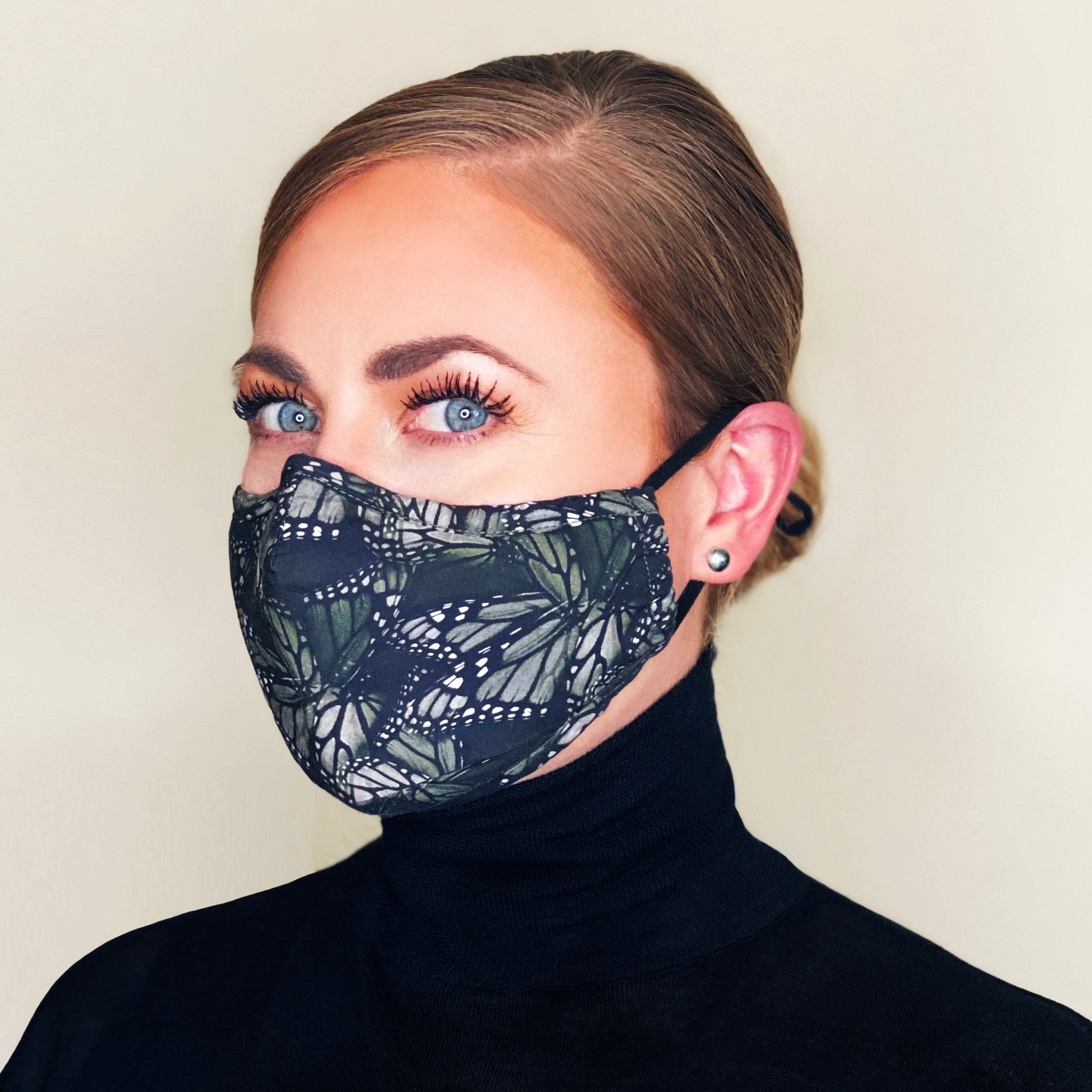 Monarch Grey Face Mask