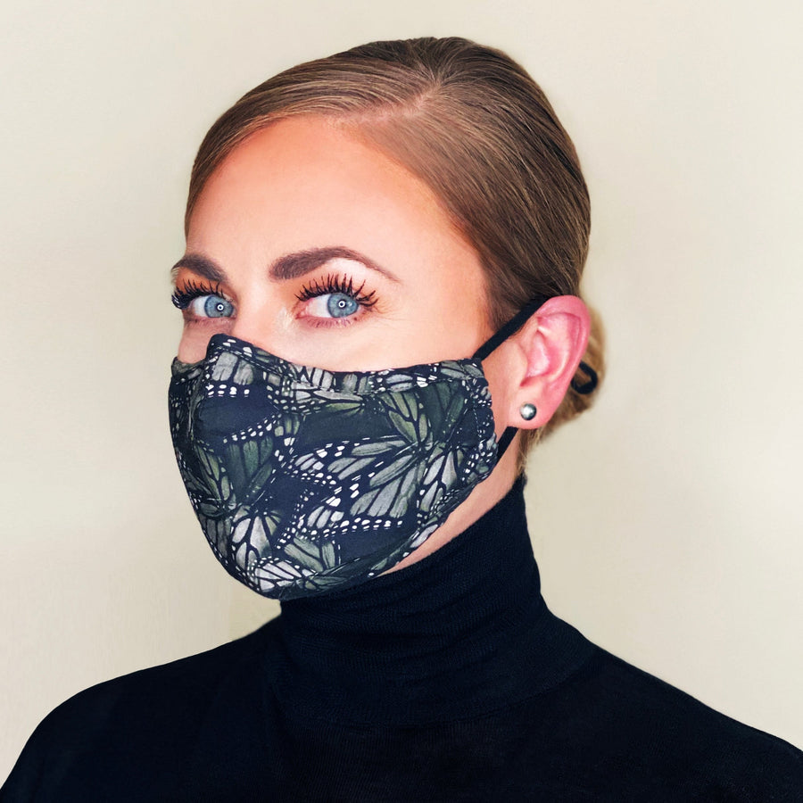 Monarch Grey Face Mask