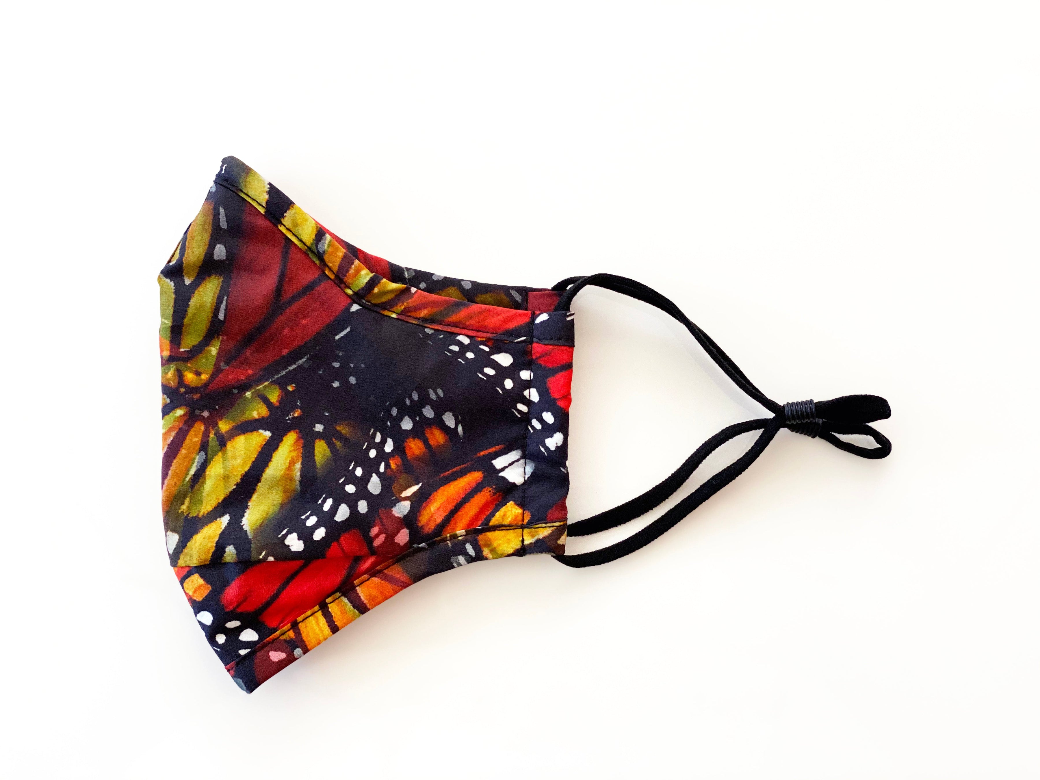 Monarch Orange Face Mask