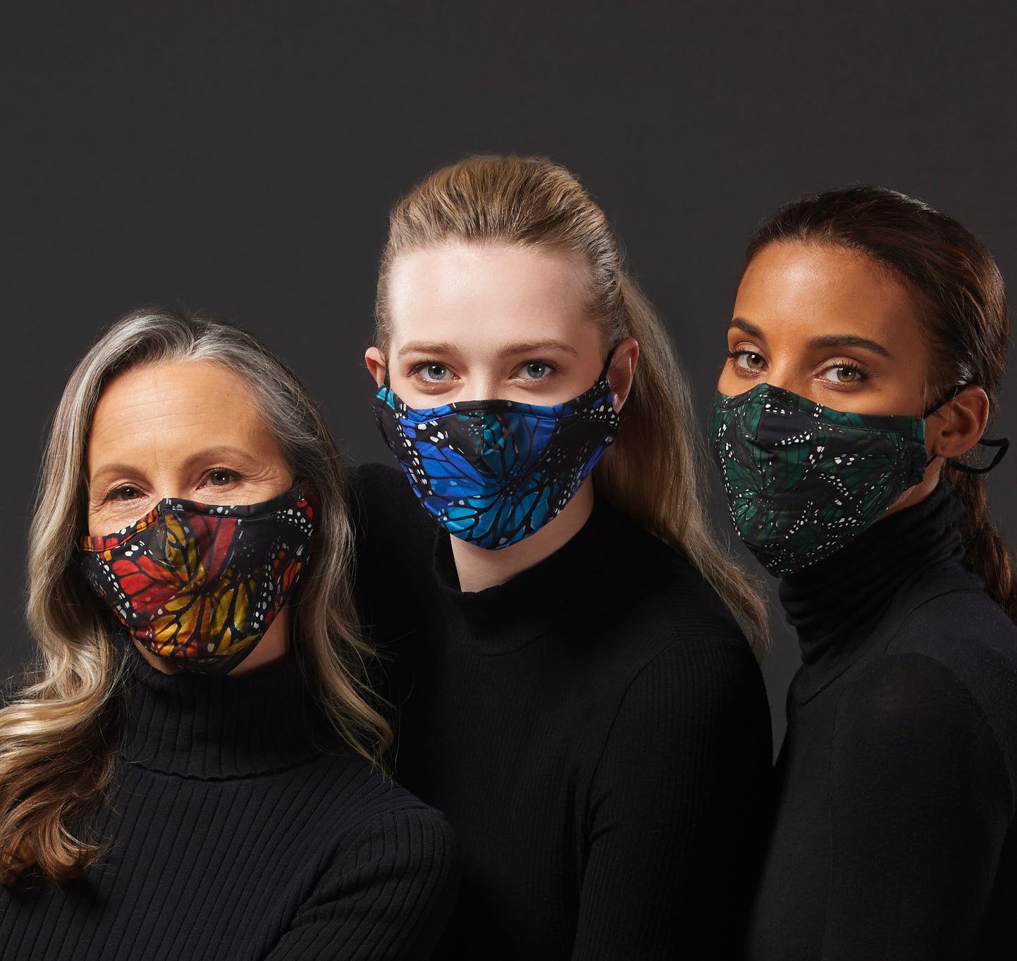 Monarch Blue Face Mask