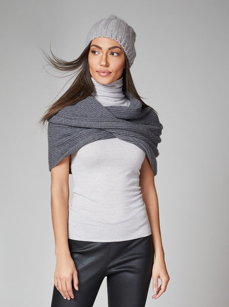 Grey Infinity Scarf