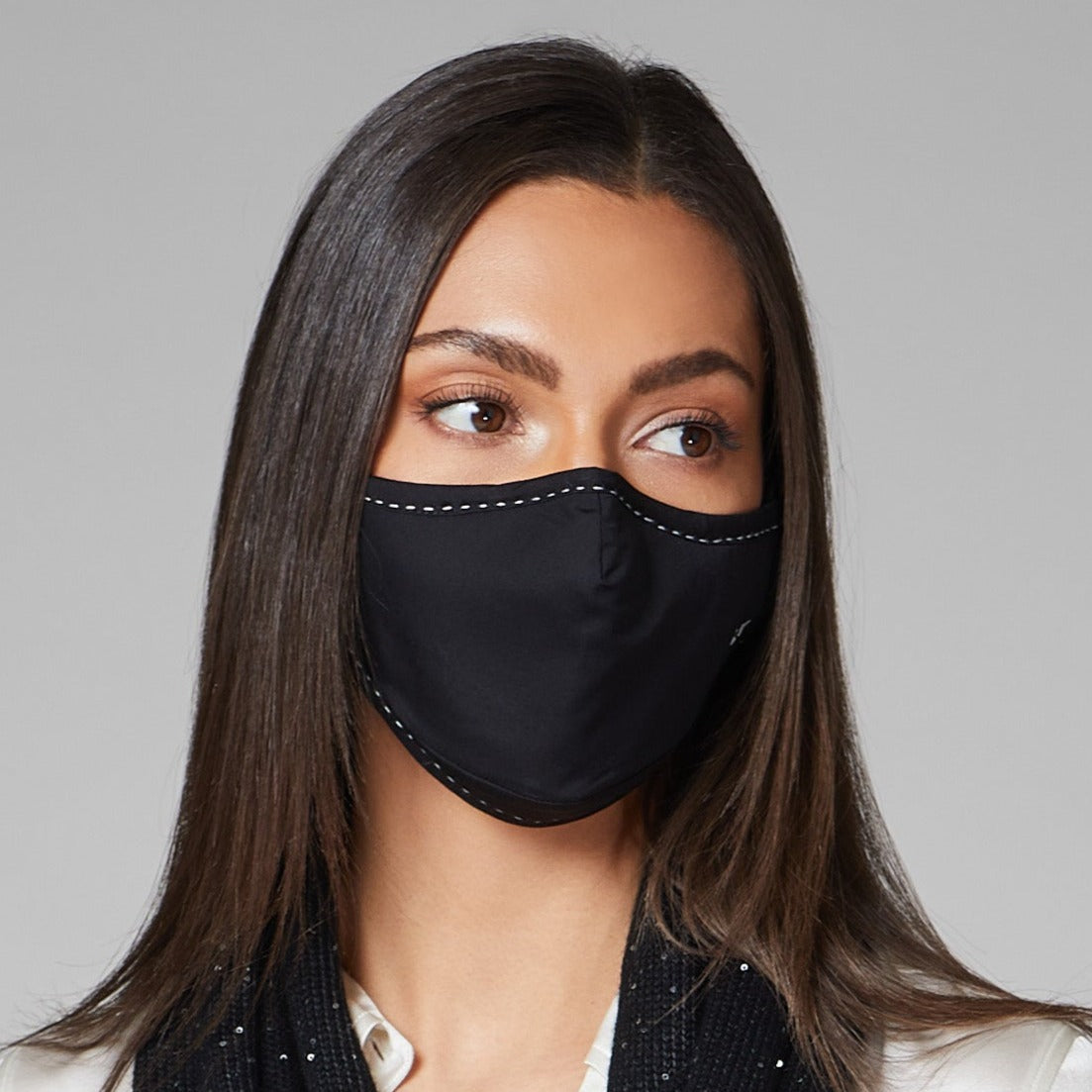 Tuxedo Black Face Mask