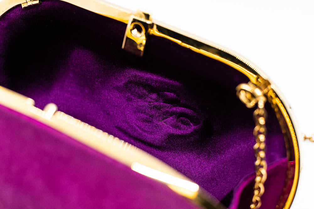 Fuchsia Pillbox Clutch