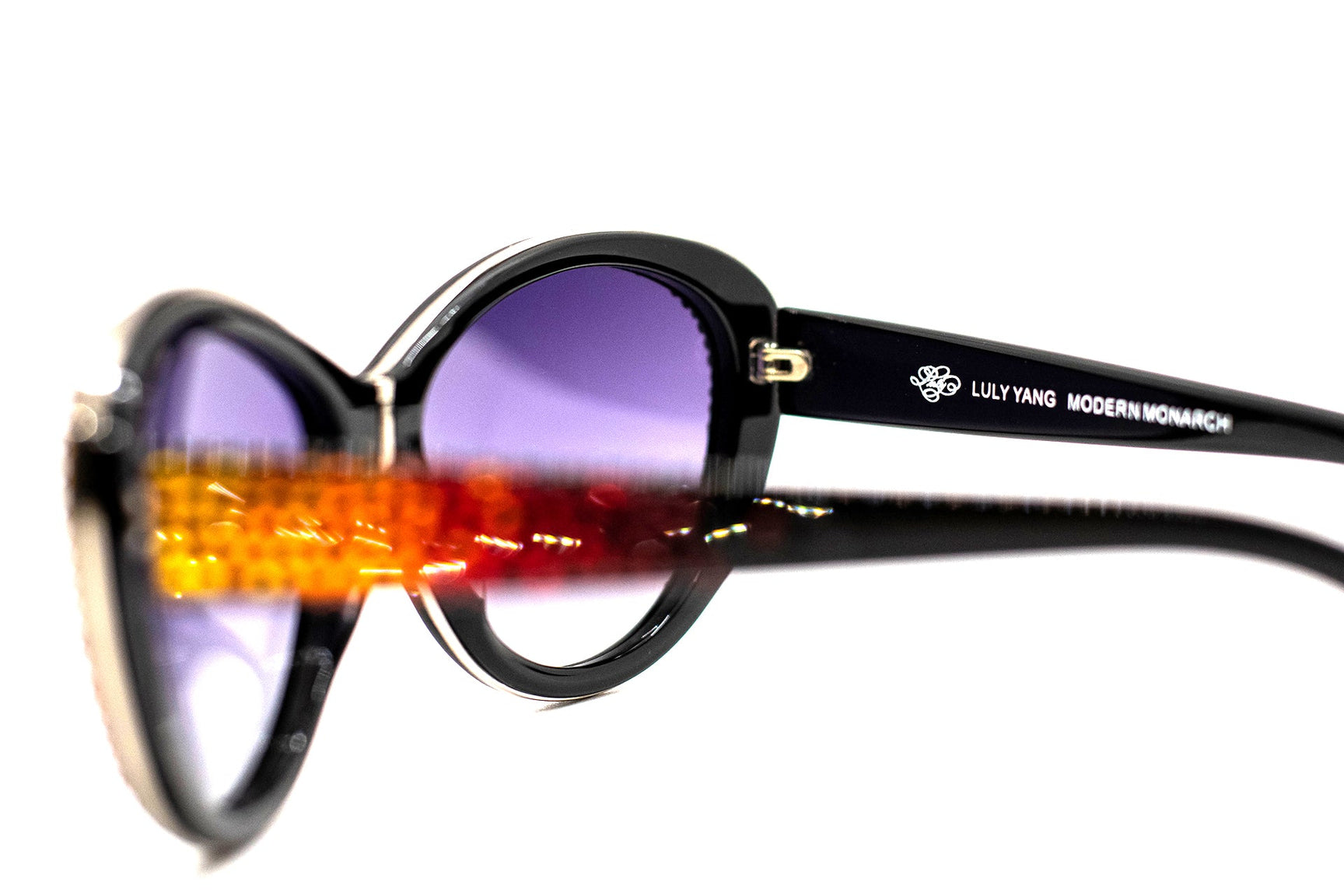 Swarovski Crystal-Accented Ombré Cat-eye Sunglasses - Monarch