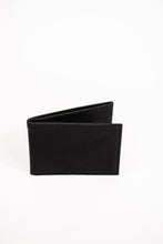 Load image into Gallery viewer, Men&#39;s black smooth leather wallet