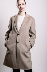 Demi-Couture Oversized Coat - Brown Melange
