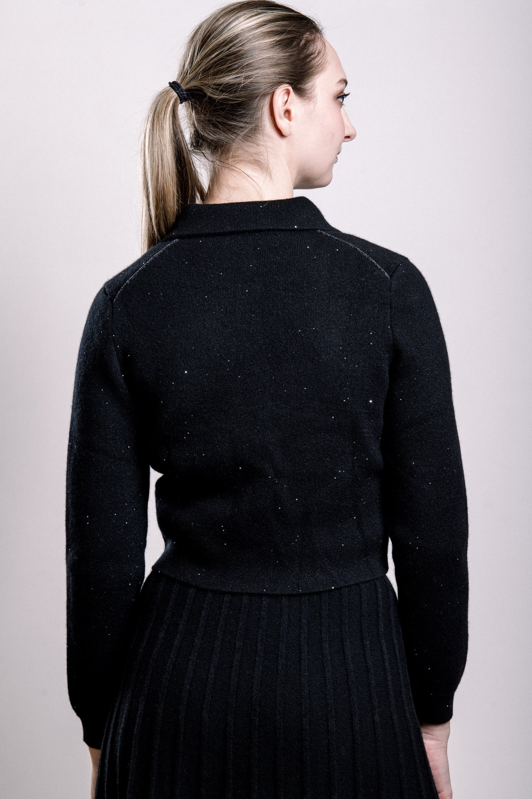 Cashmere & Yarn Cropped Jacket