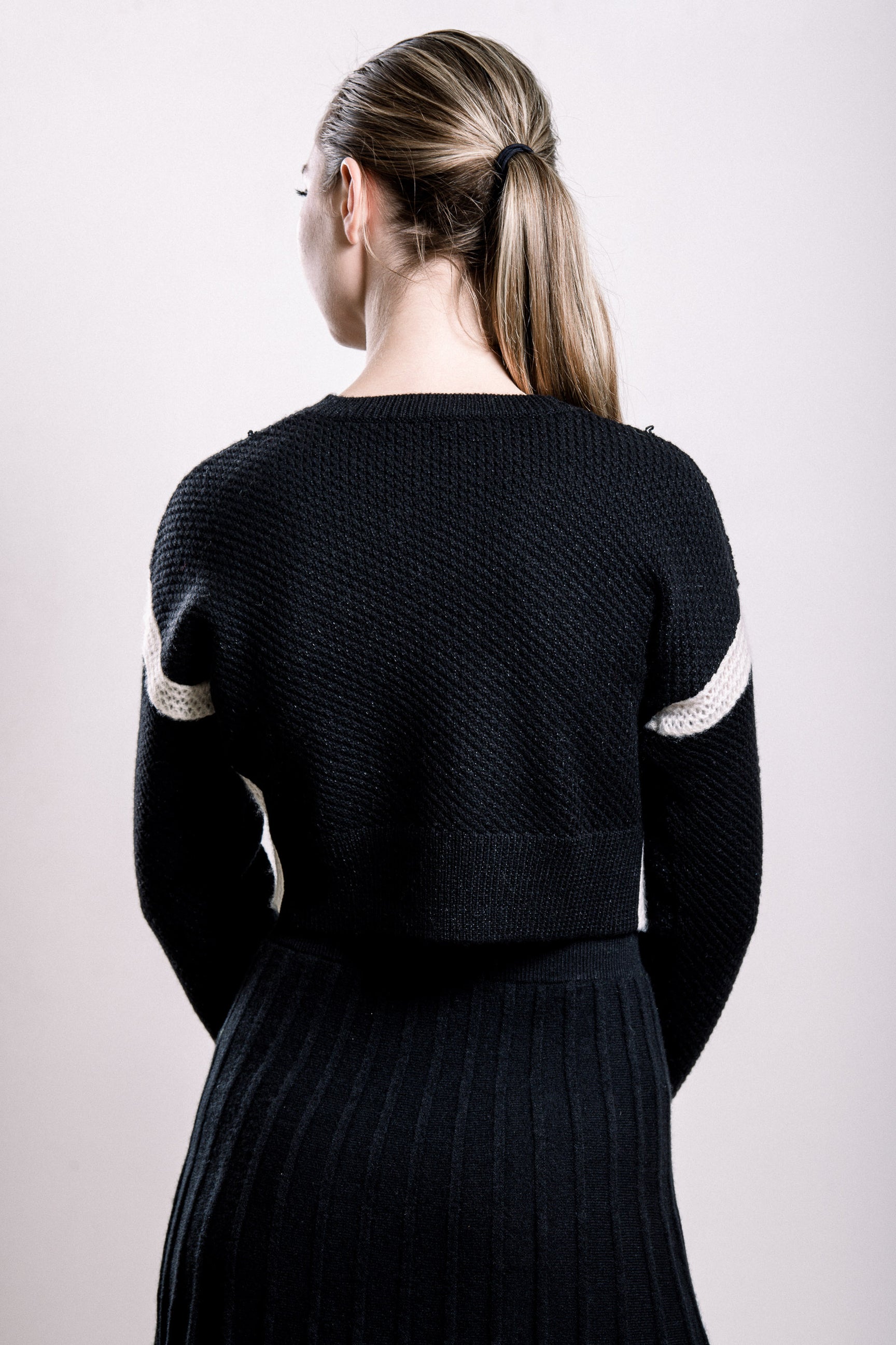 Cashmere & Wool Cropped Sweater