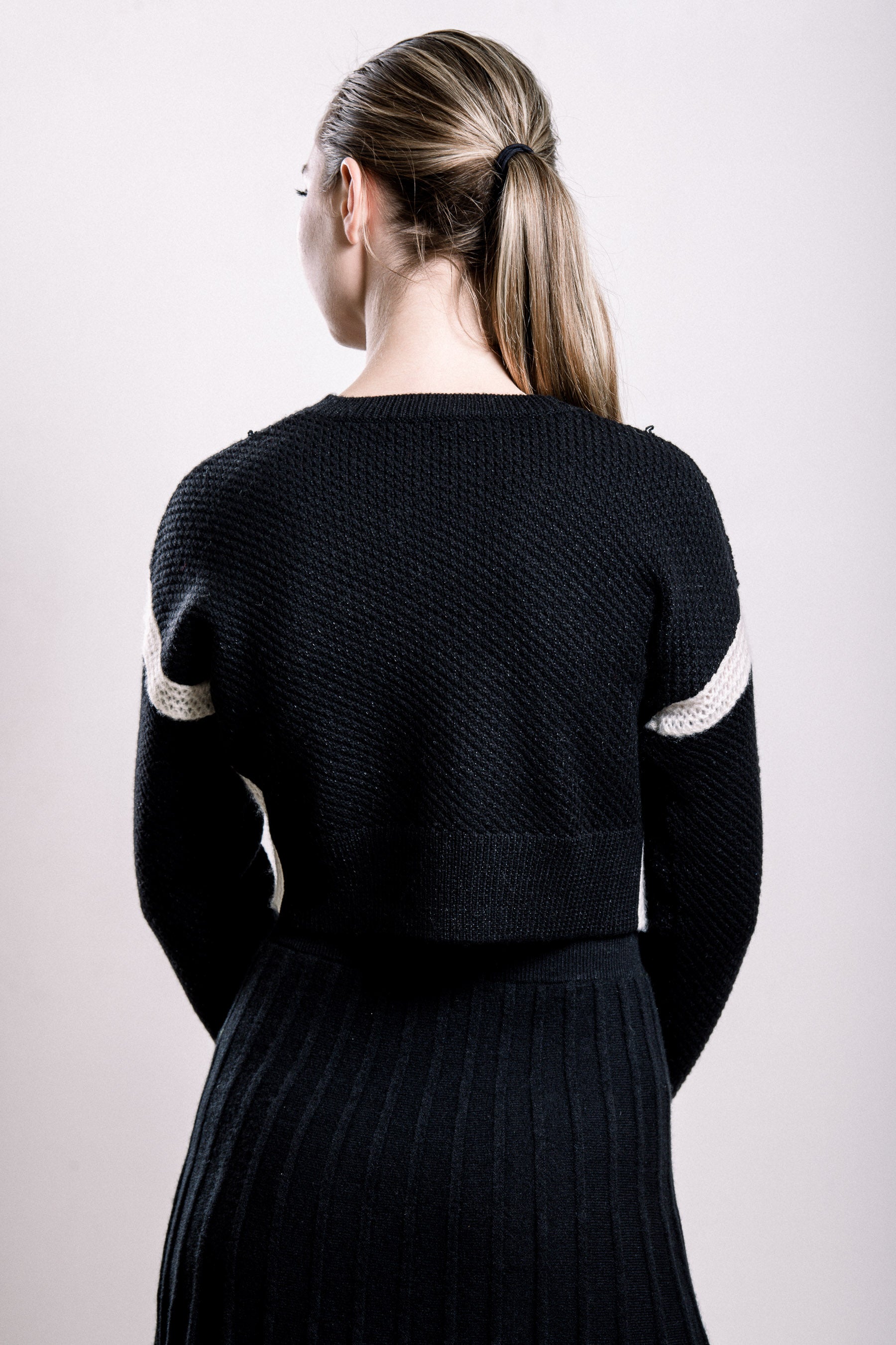Cashmere & Wool Cropped Sweater