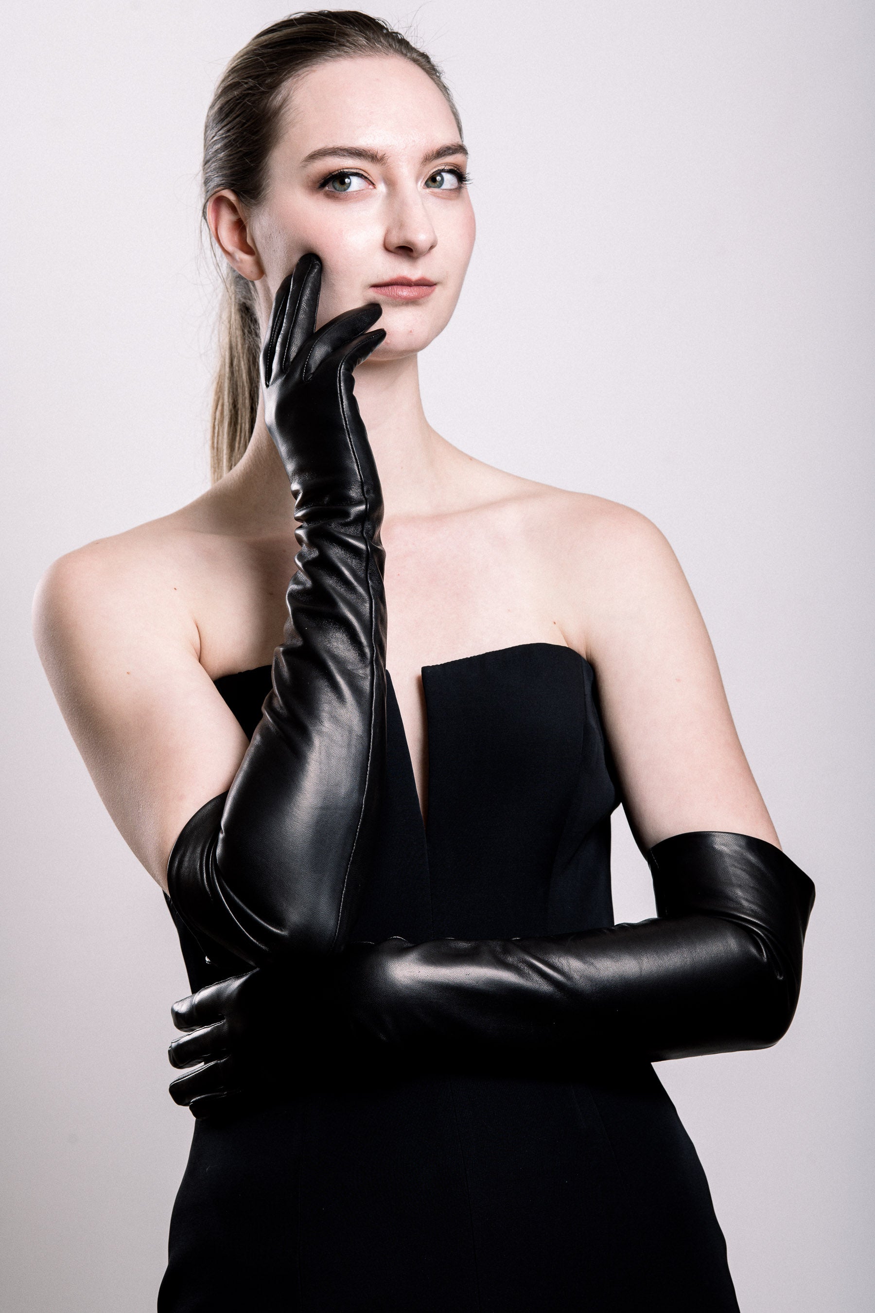 Leather Opera Gloves