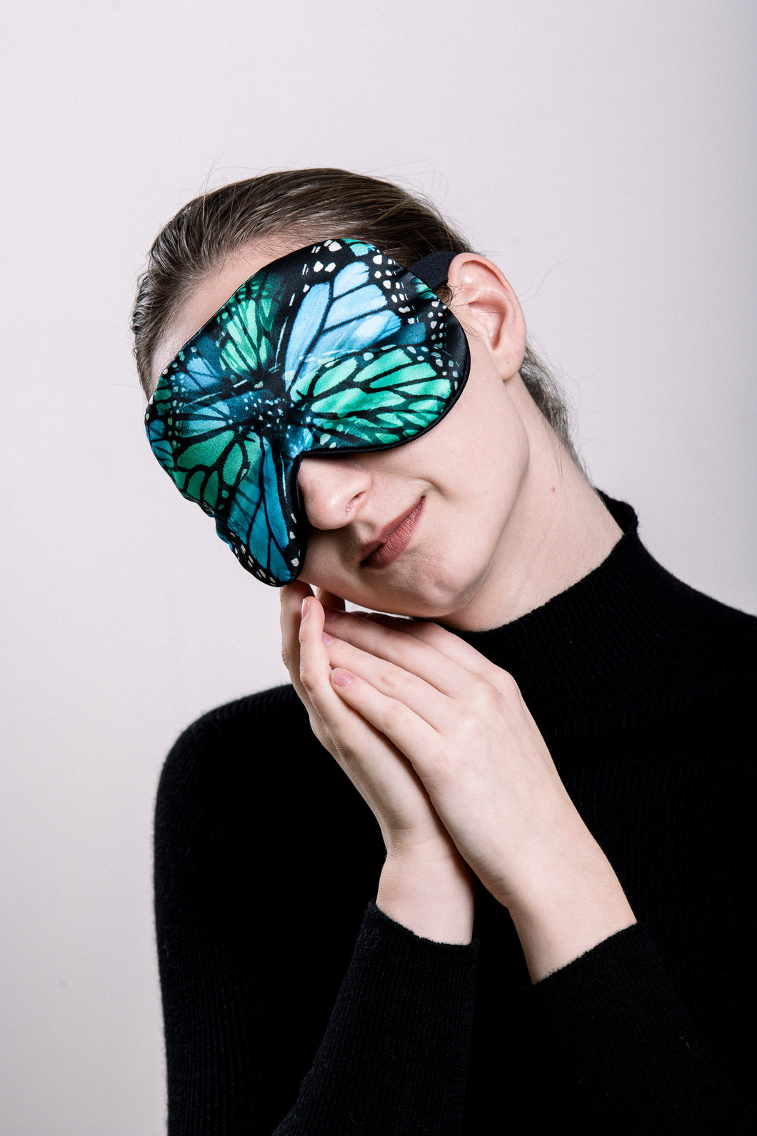 Monarch Eye Mask - Aqua