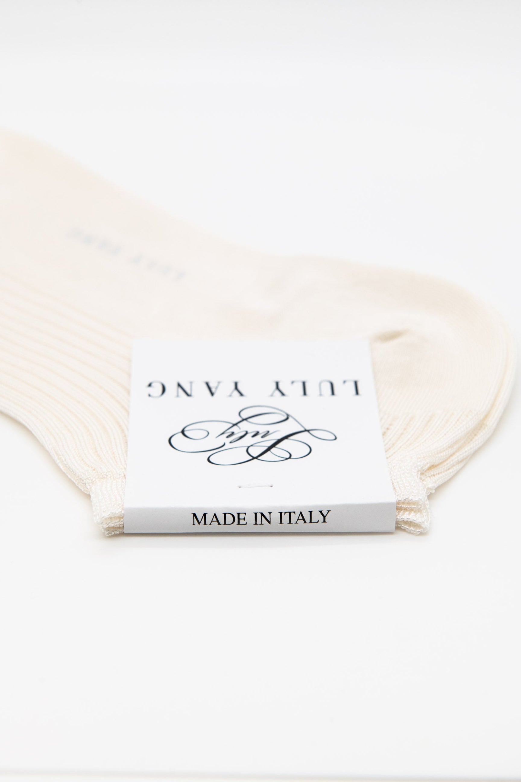 Womens Short Dress Socks - Ivory