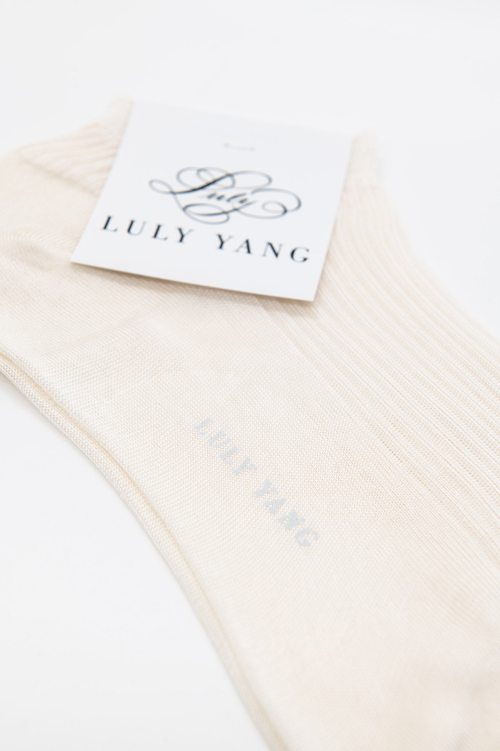 Womens Short Dress Socks - Ivory