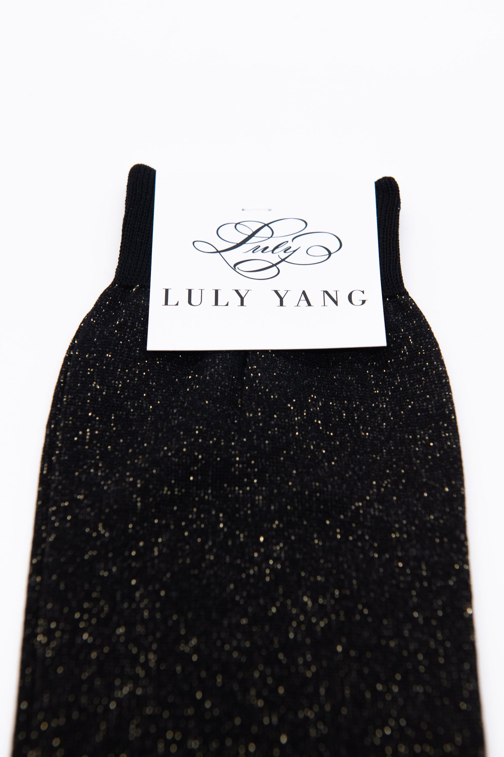 Womens Long Dress Socks - Black Luly Yang Couture Womens Long Dress Socks - Black Luly Yang Couture