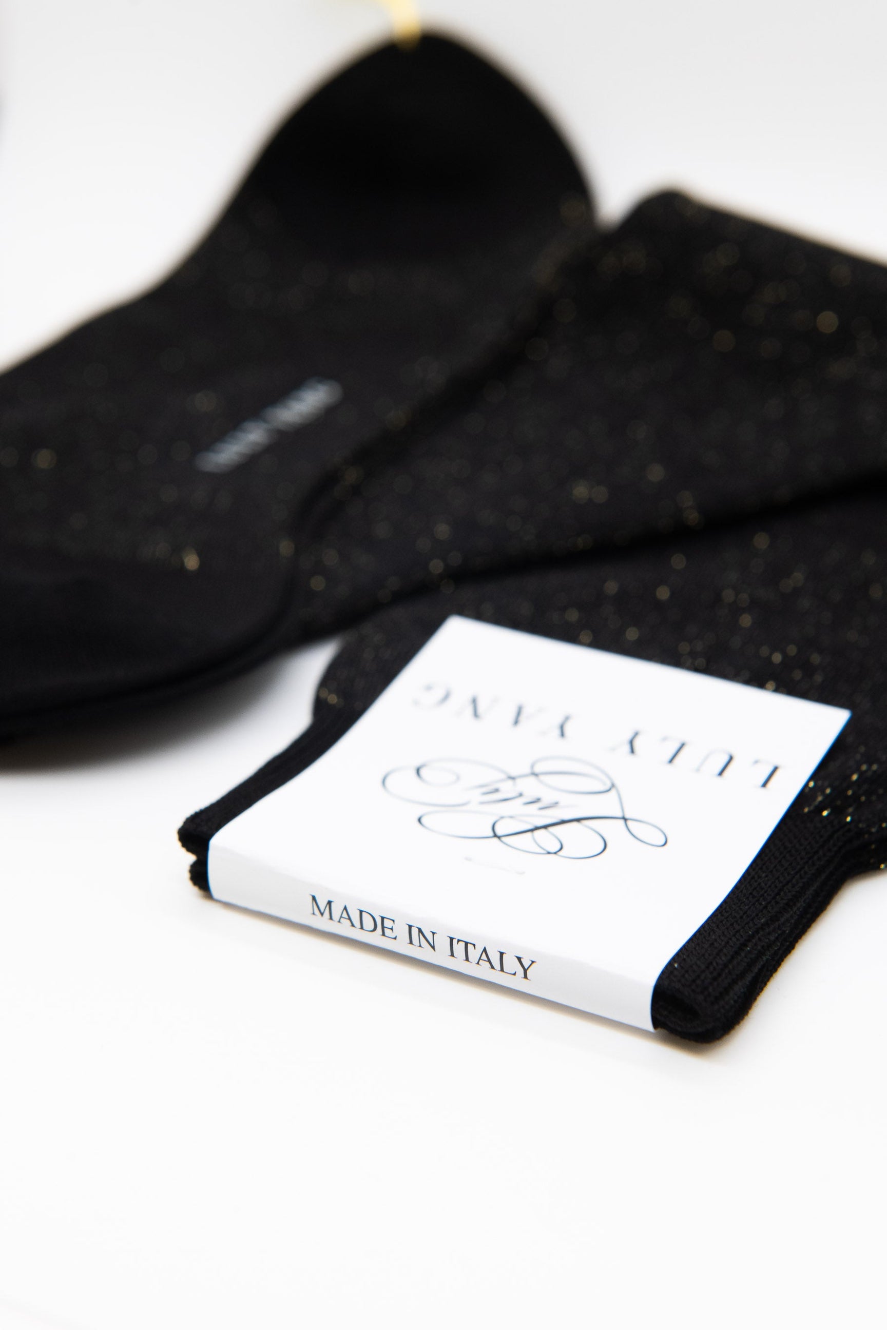 Womens Long Dress Socks - Black Luly Yang Couture Womens Long Dress Socks - Black Luly Yang Couture