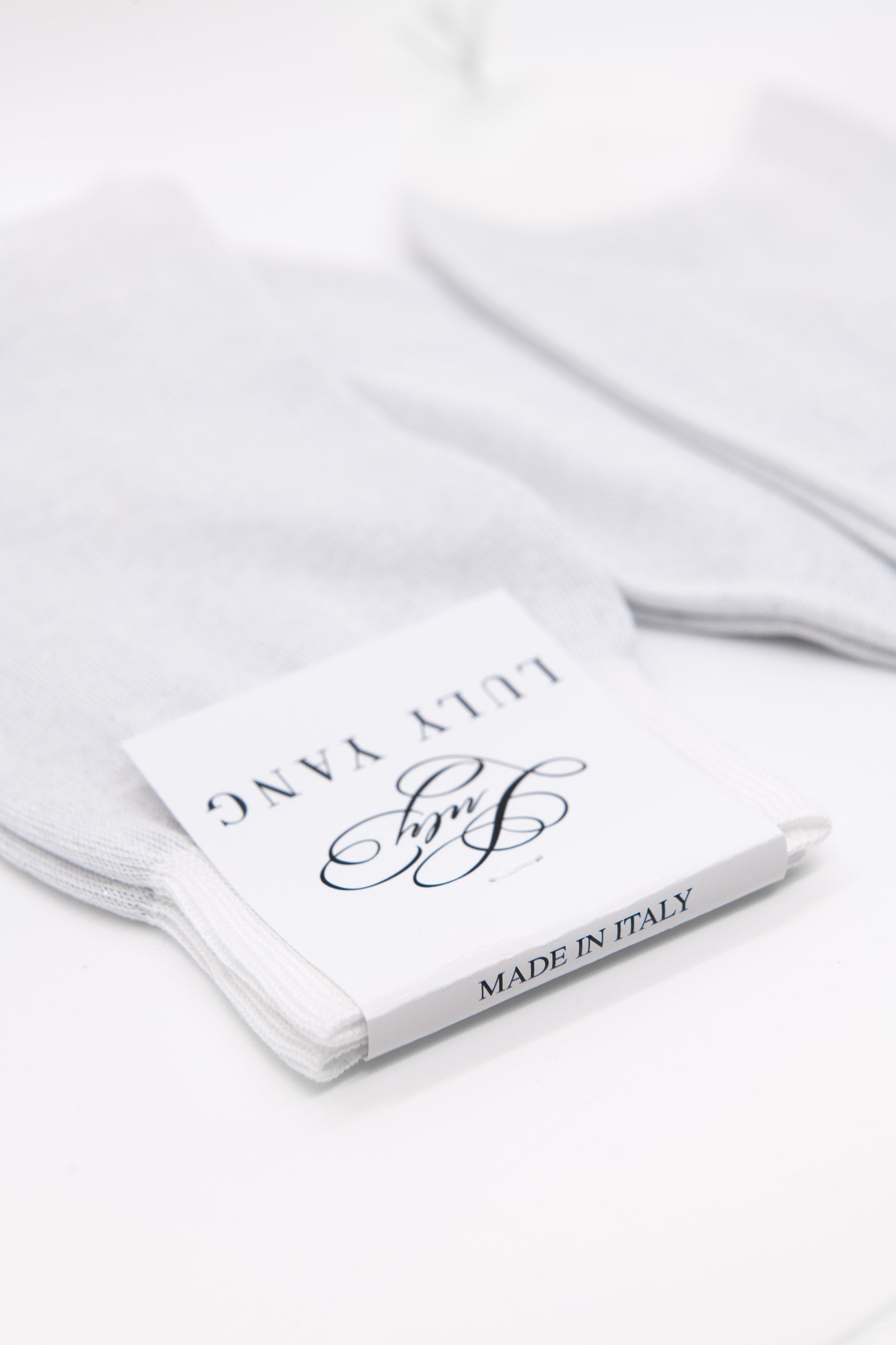 Womens Long Dress Socks - Silver