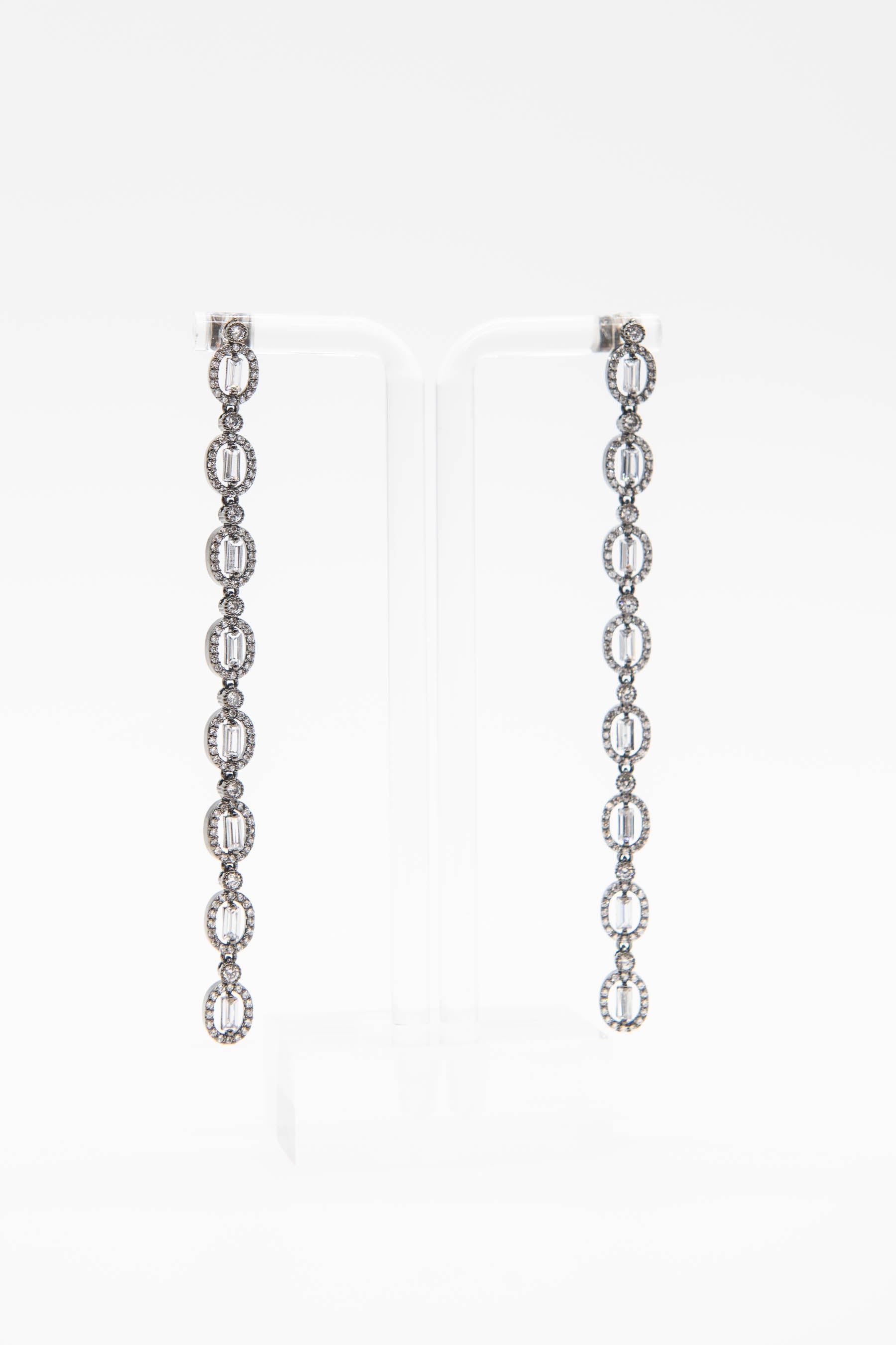 Hestia Halo Drop Earrings