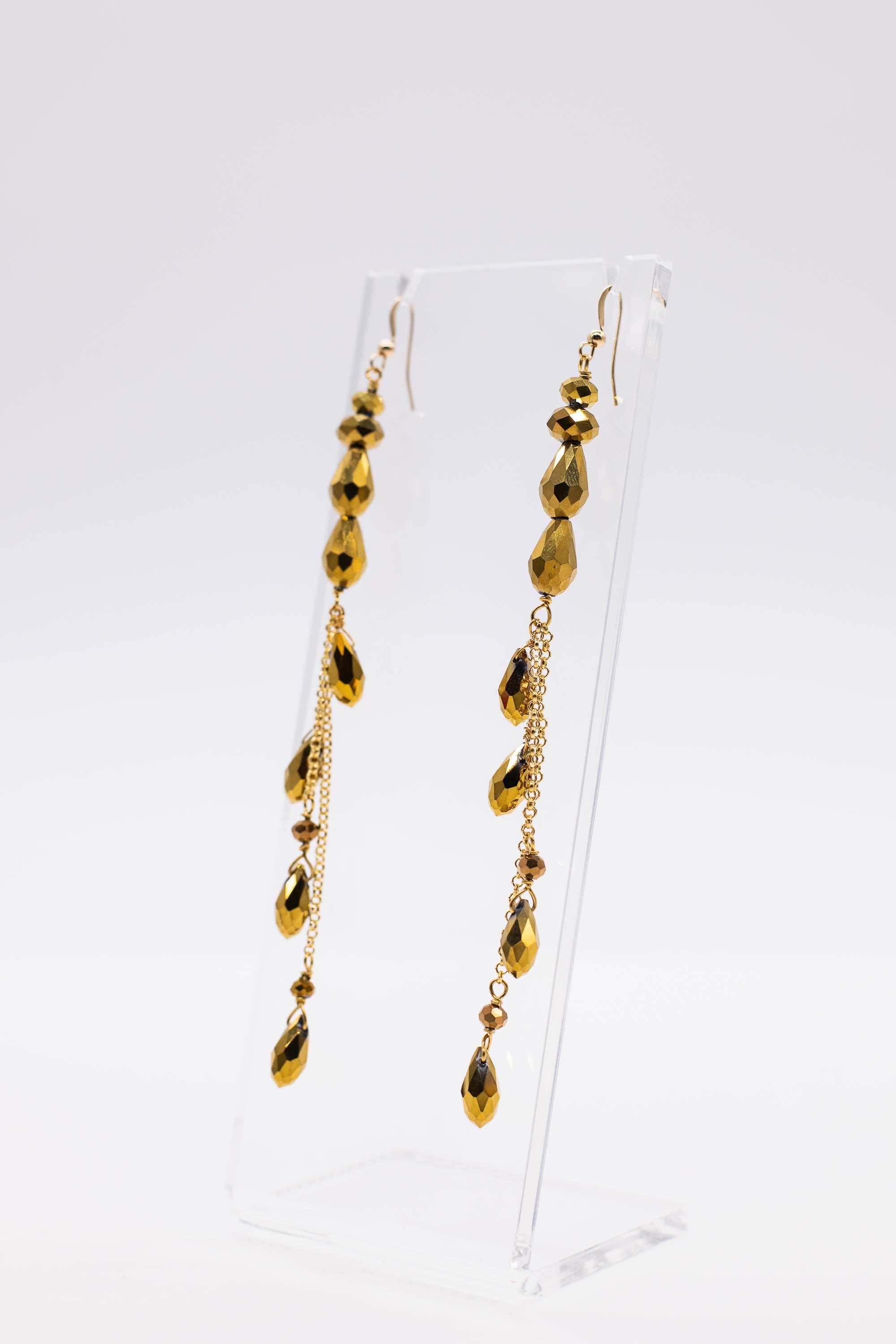 Bronze Drop Earrings