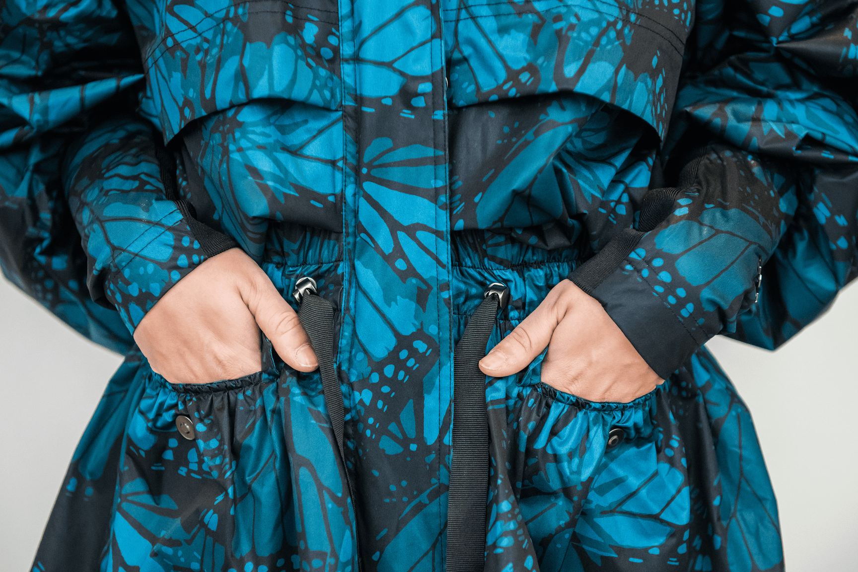 Peplum Monarch Rain Shell