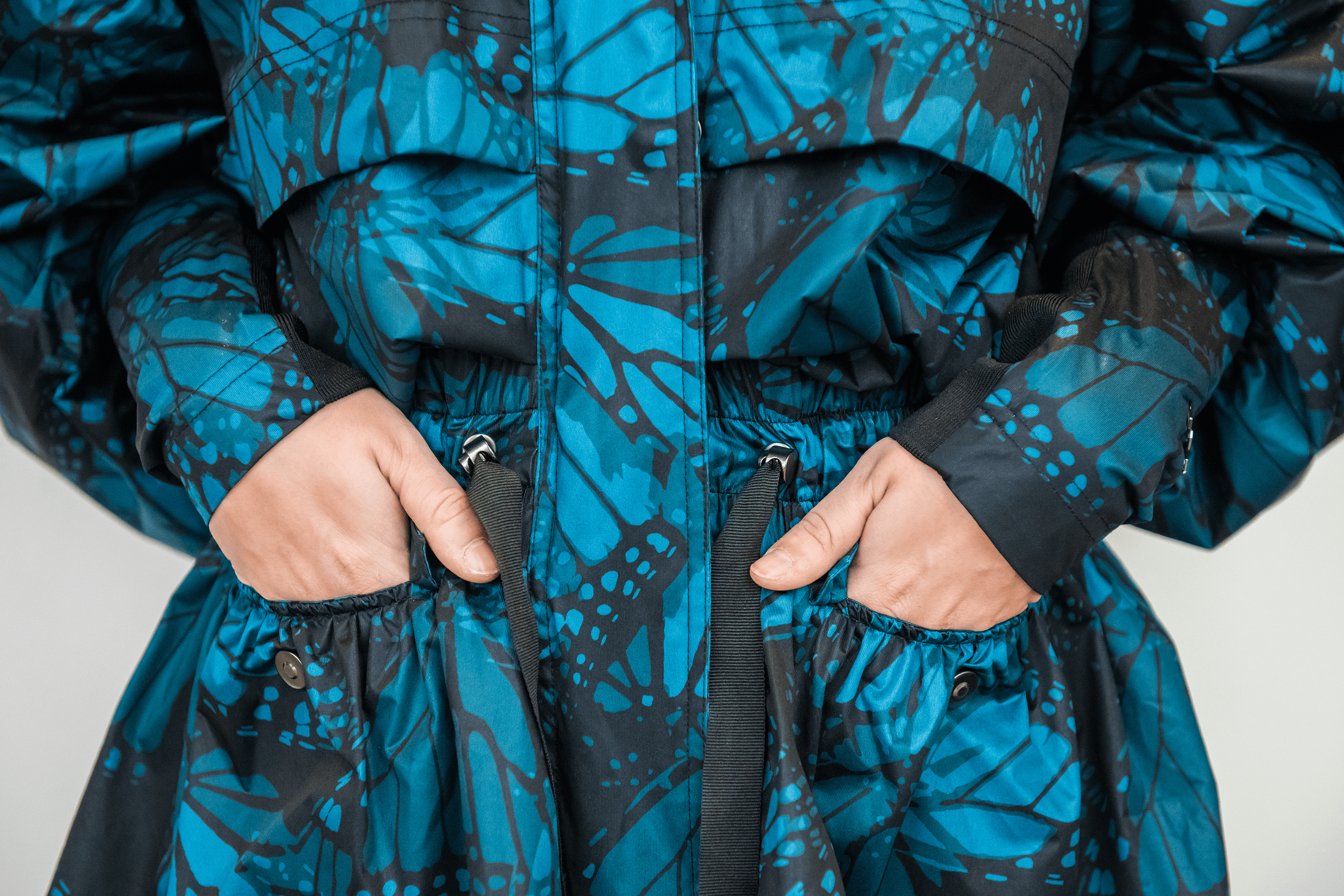 Peplum Monarch Rain Shell