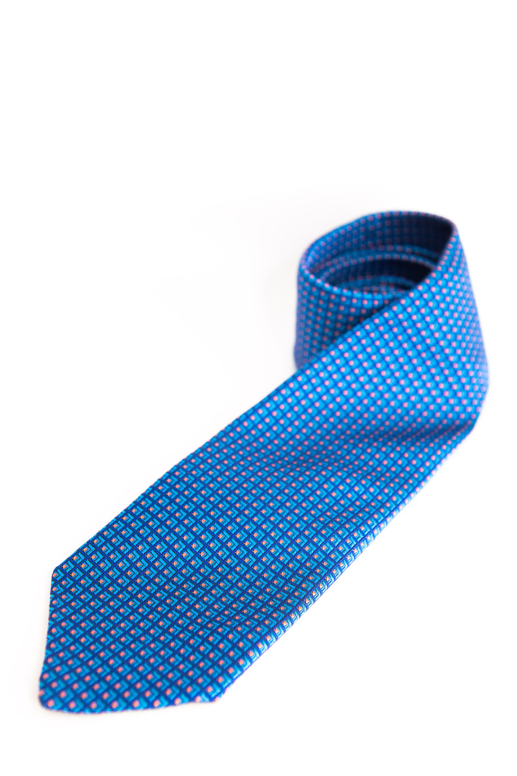 Blue Jacquard Necktie