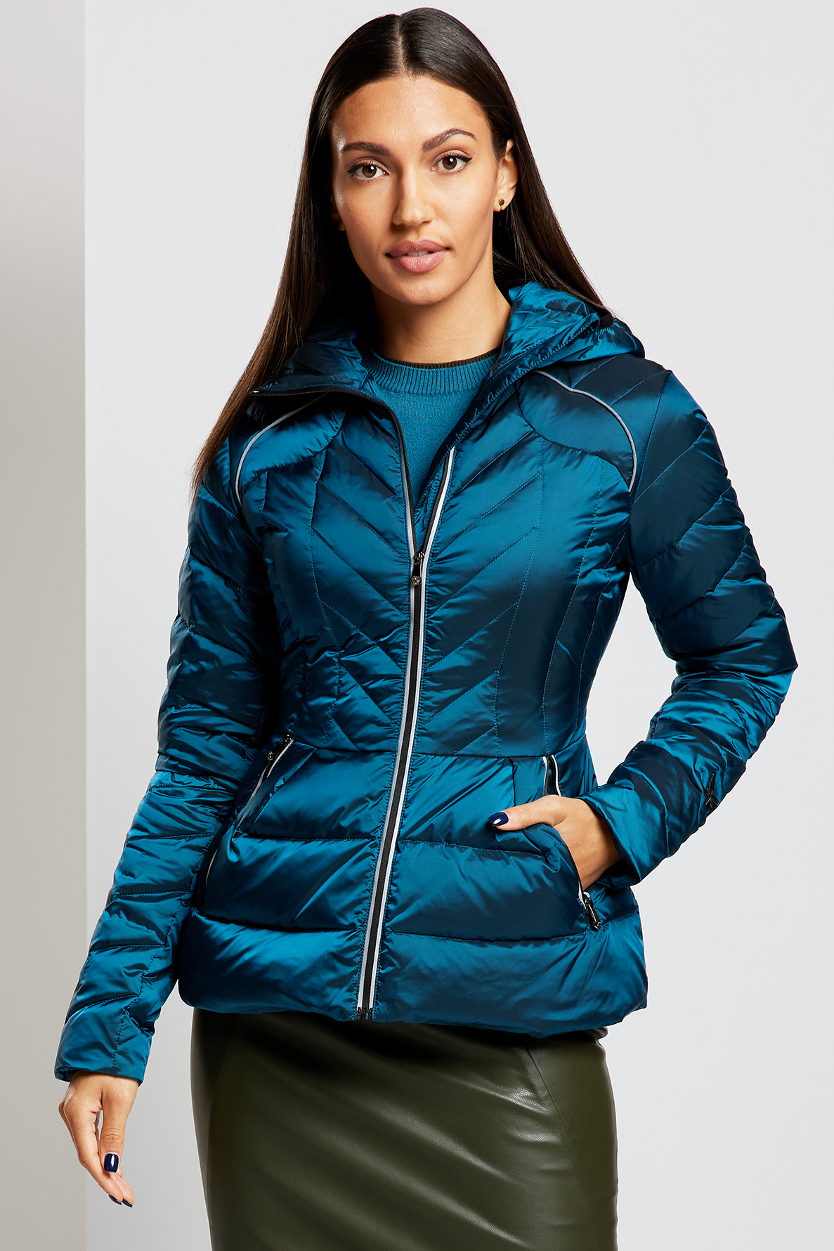 Cloud Goose Down Puffer Jacket - Teal