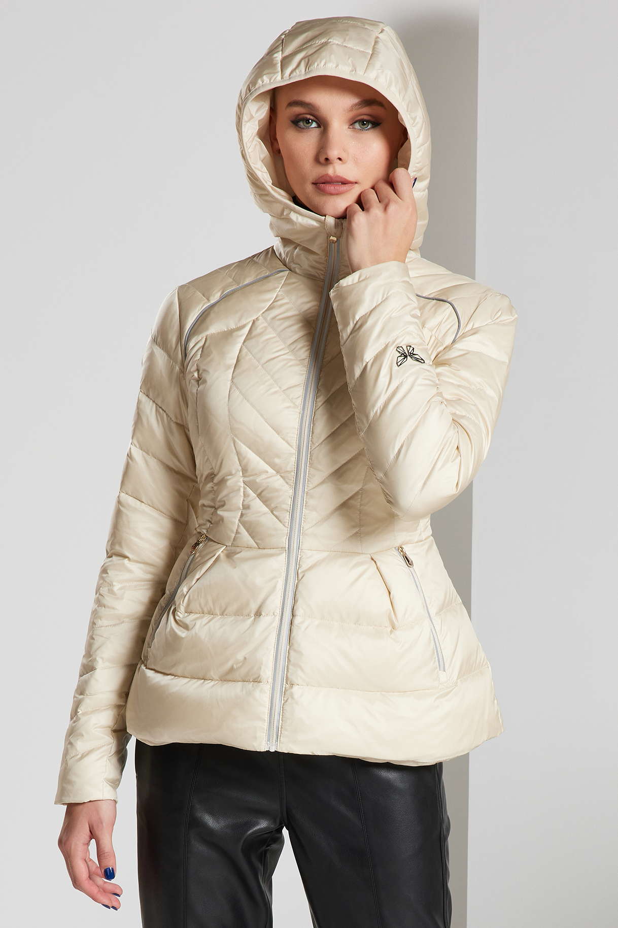 Cloud Goose Down Puffer Jacket - Almond