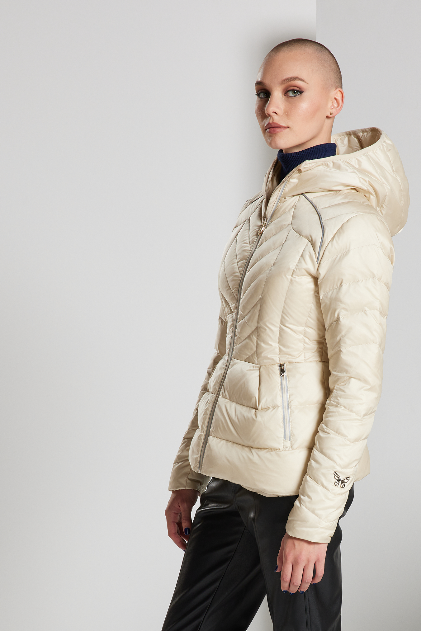 Cloud Goose Down Puffer Jacket - Almond