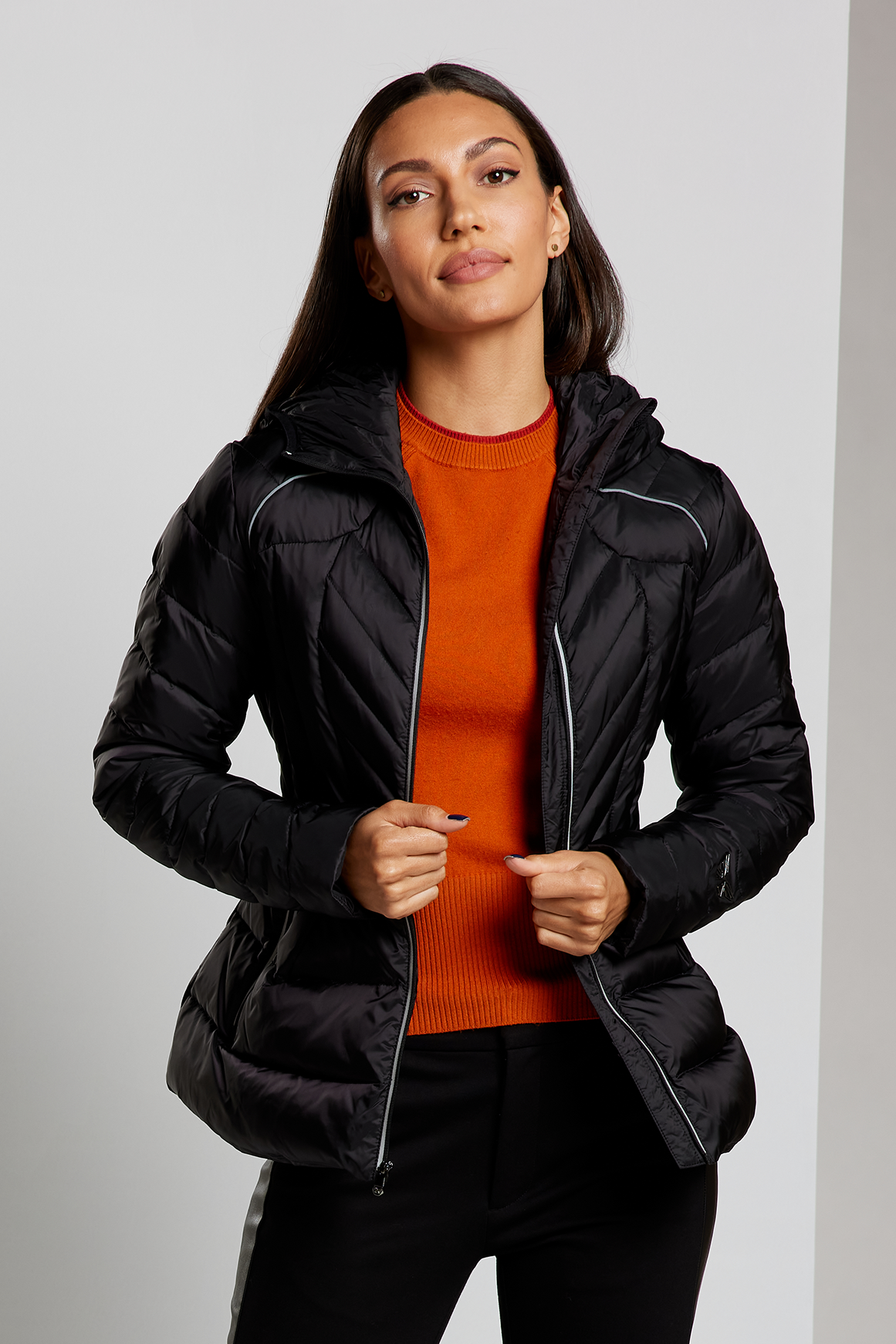 Cloud Goose Down Puffer Jacket - Black