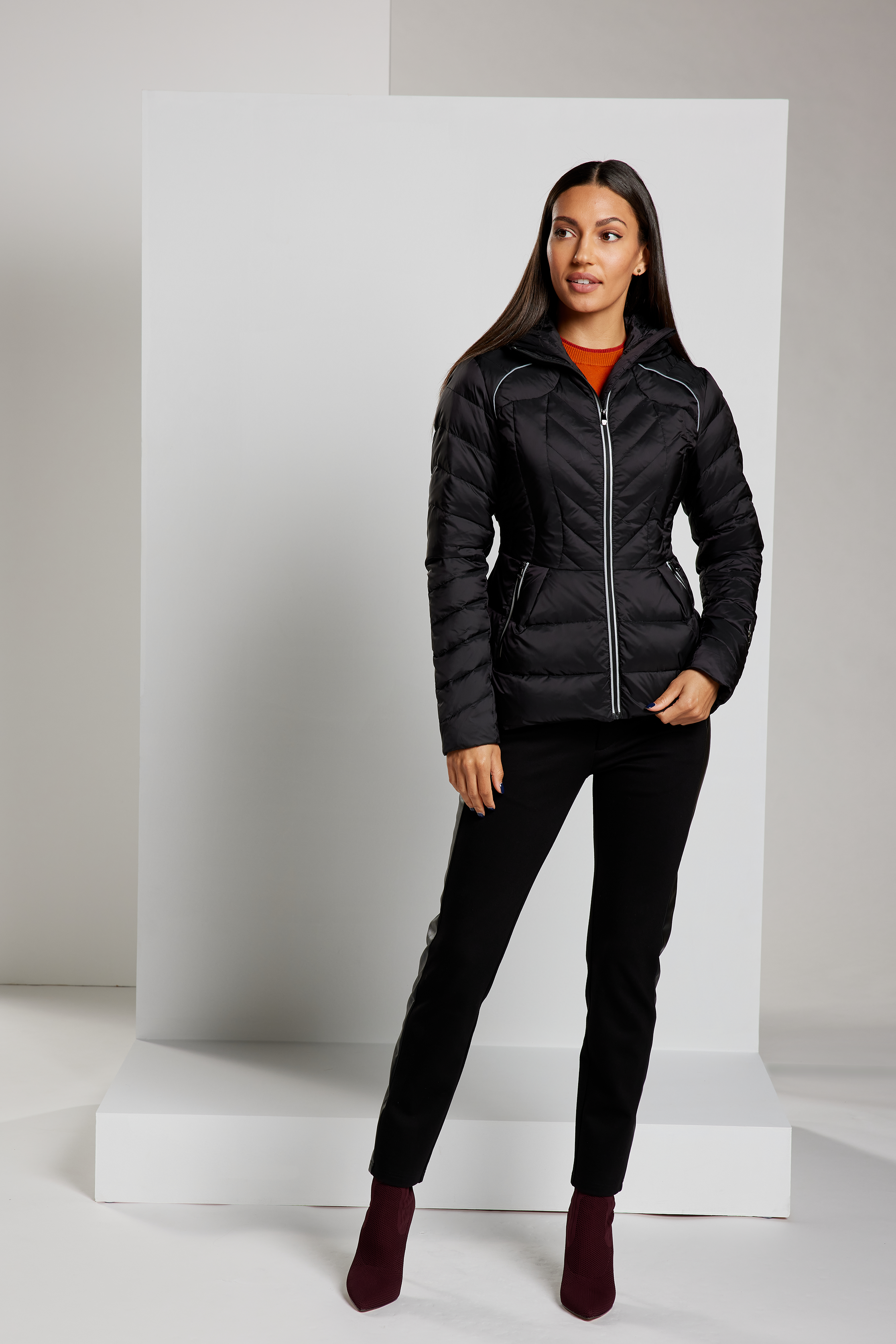 Cloud Goose Down Puffer Jacket - Black