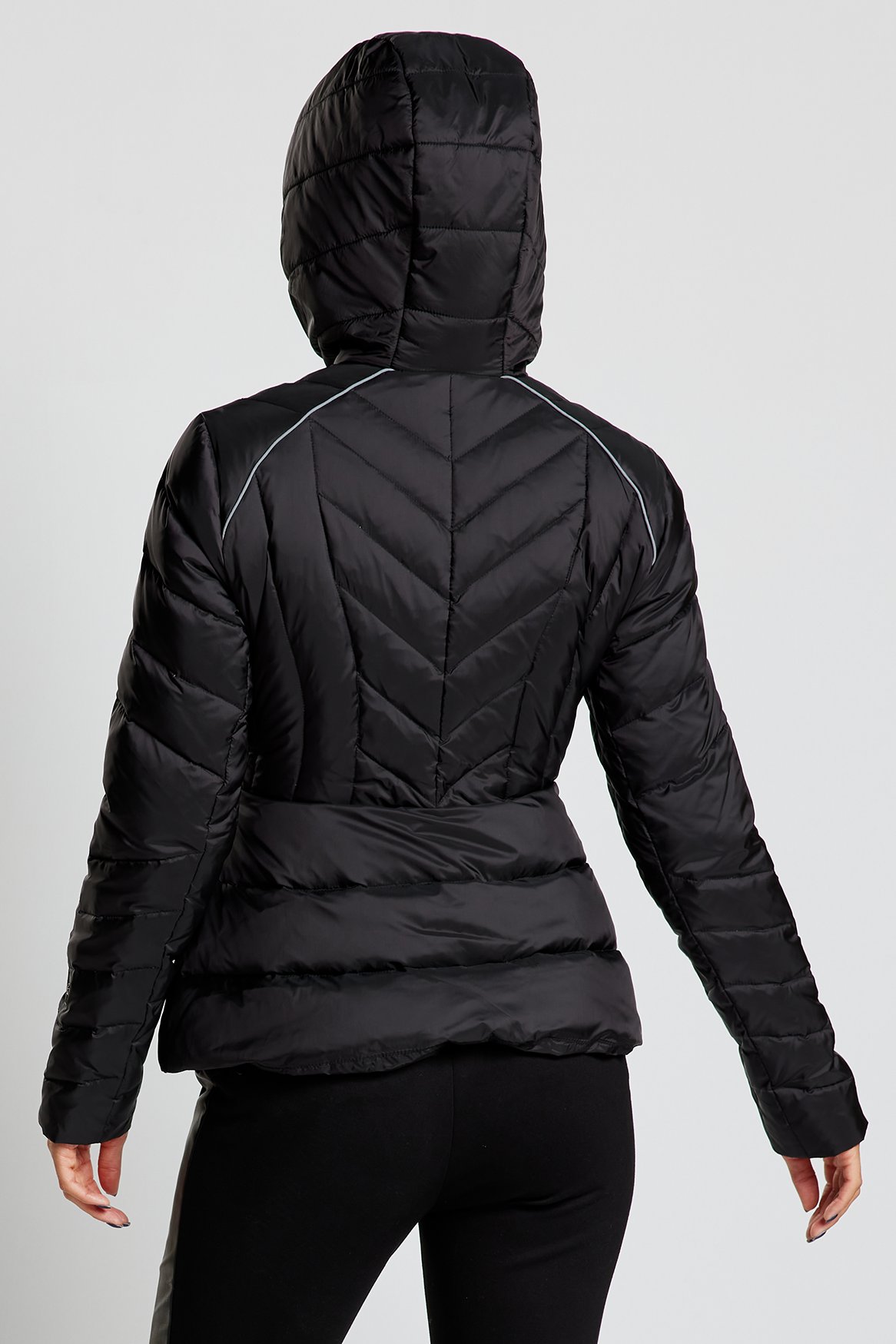 Cloud Goose Down Puffer Jacket - Black