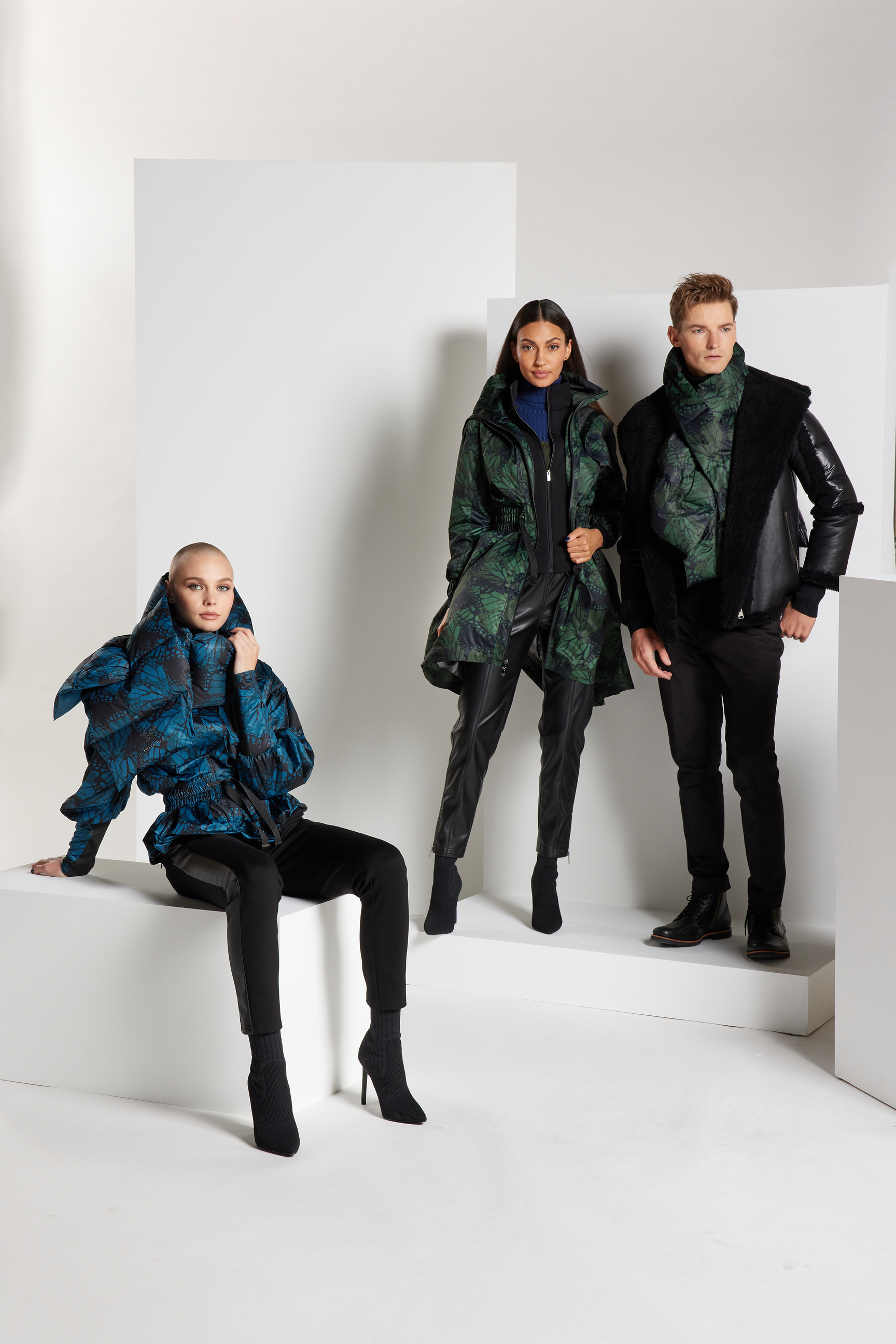 Peplum Monarch Rain Shell