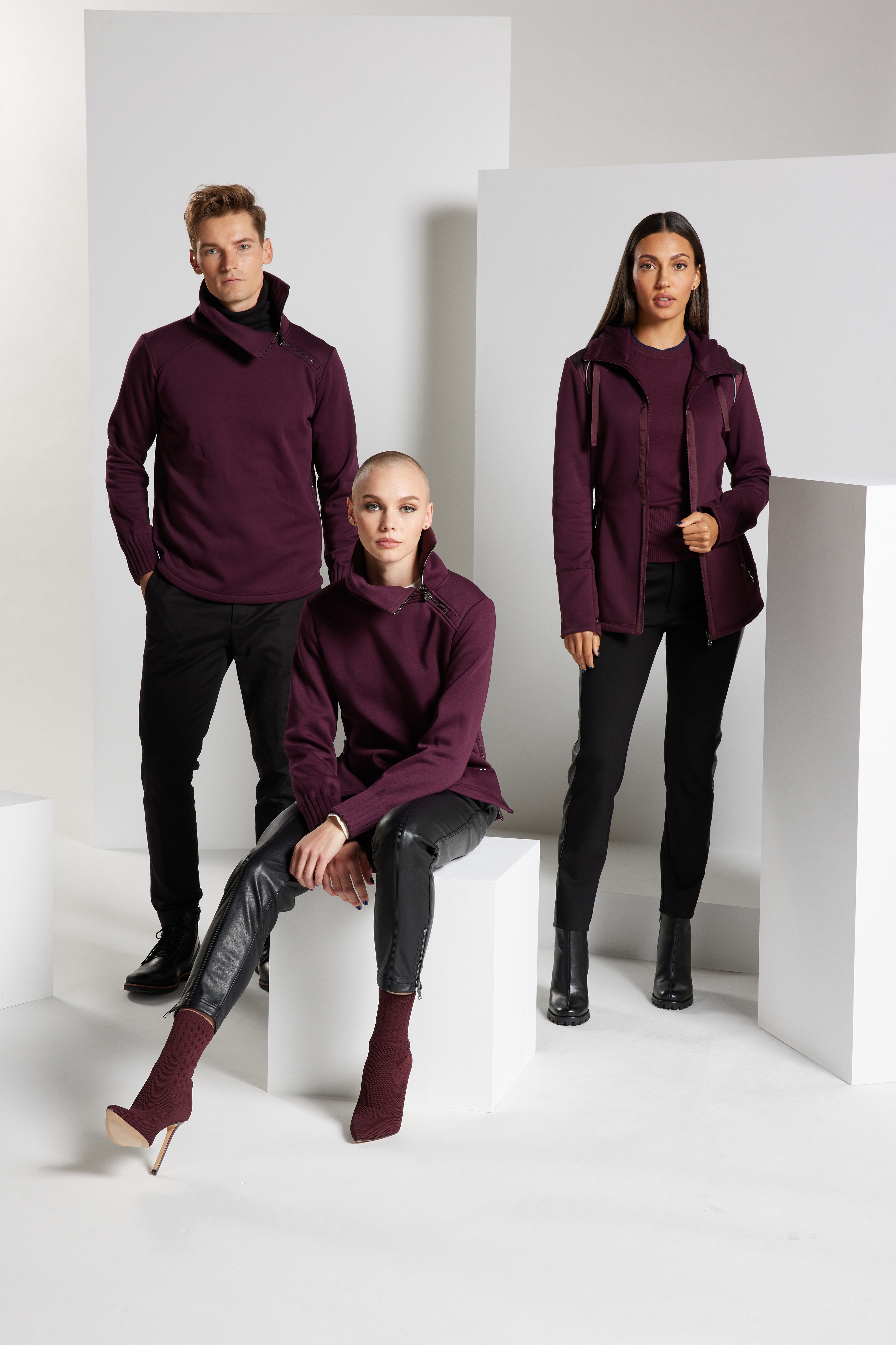 At Ease Pullover - Bordeaux